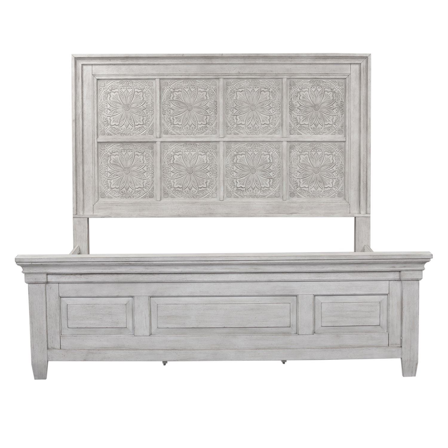 

    
Antique White Decorative Queen Panel Bed Heartland 824-BR-OQPB Liberty Furniture
