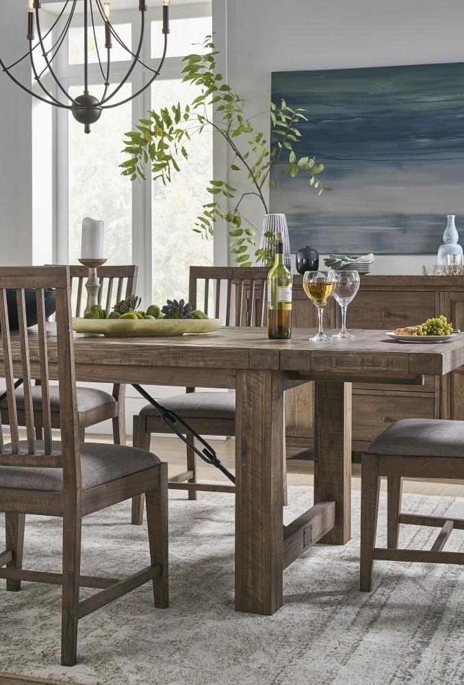 

                    
Buy Flint Oak Finish Solid Wood Rustic Dining Table AUTUMN by Modus Furniture
