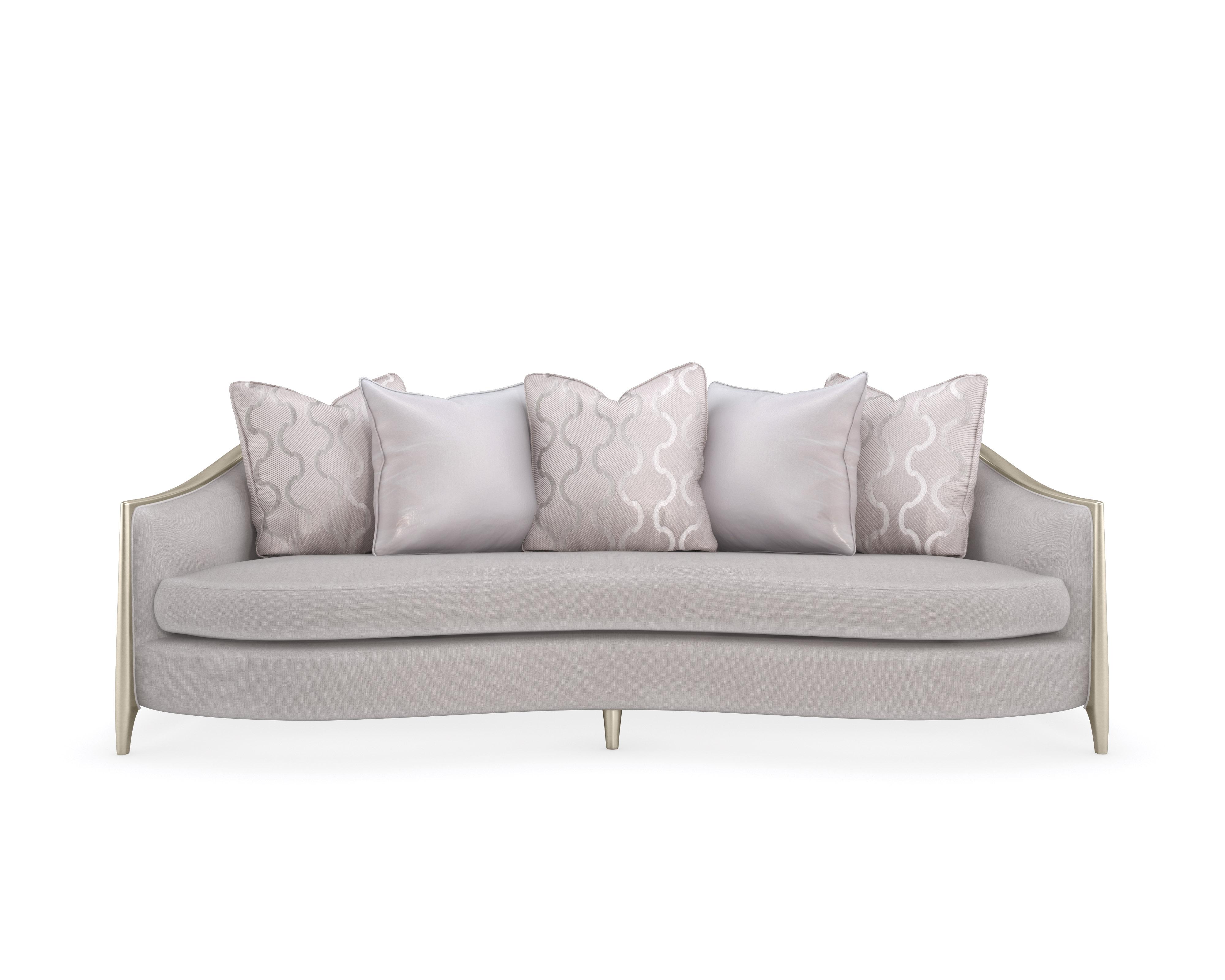 

        
Caracole SIMPLY STUNNING Sofa and Chair Light Gray/Silver Chenille 662896038866
