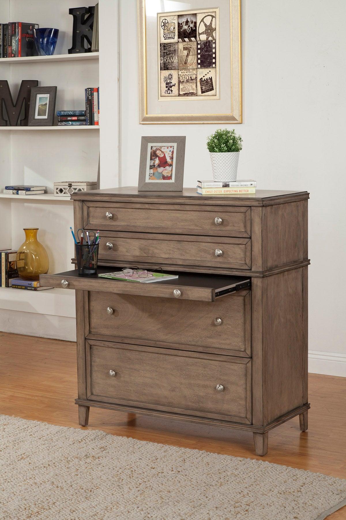 

    
French Truffle 4 Drawer Multifunction Chest POTTER ALPINE Modern Contemporary
