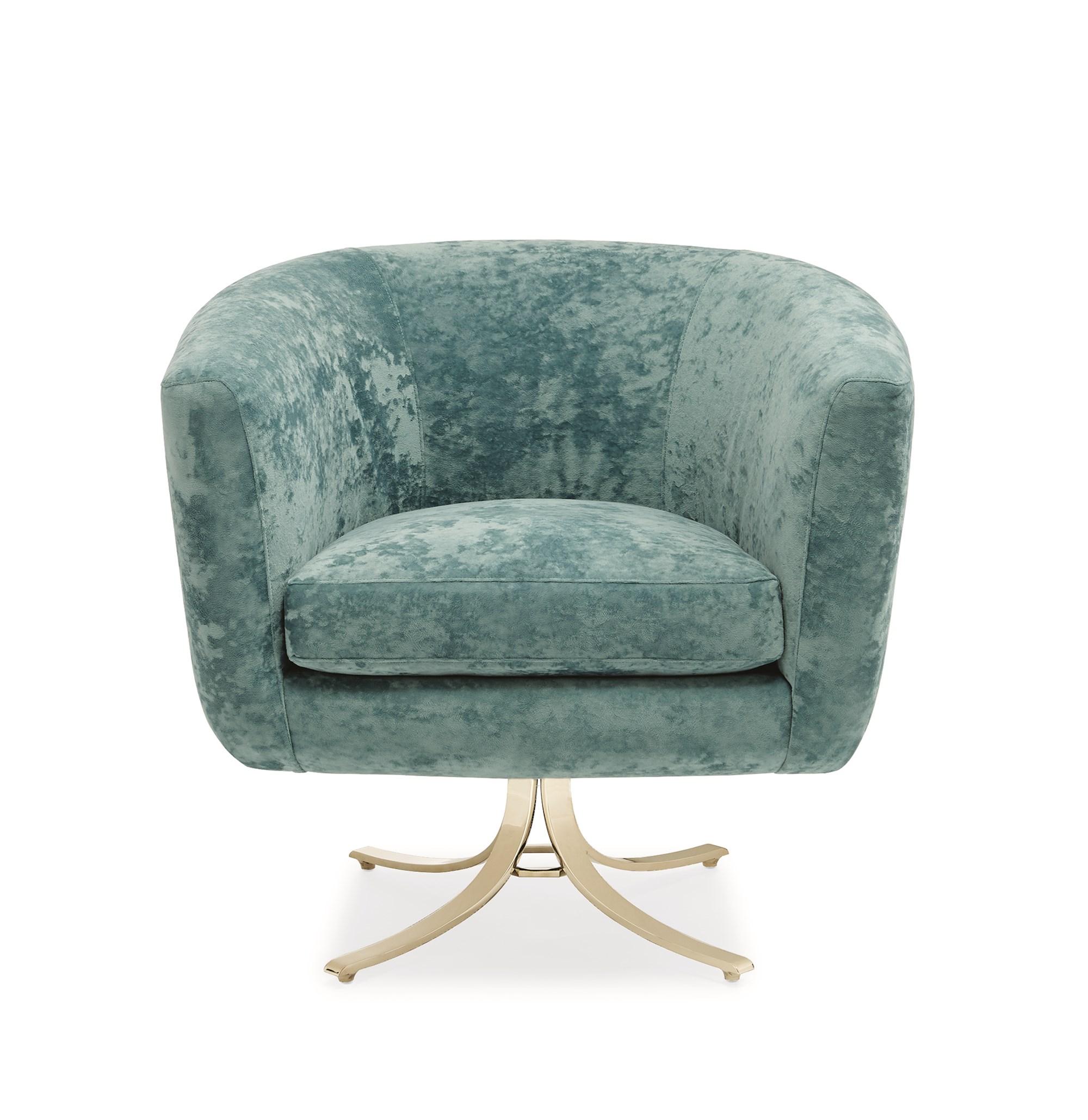 

        
Caracole TWIRL AROUND! Swivel Chair Turquoise Plush 662896012941
