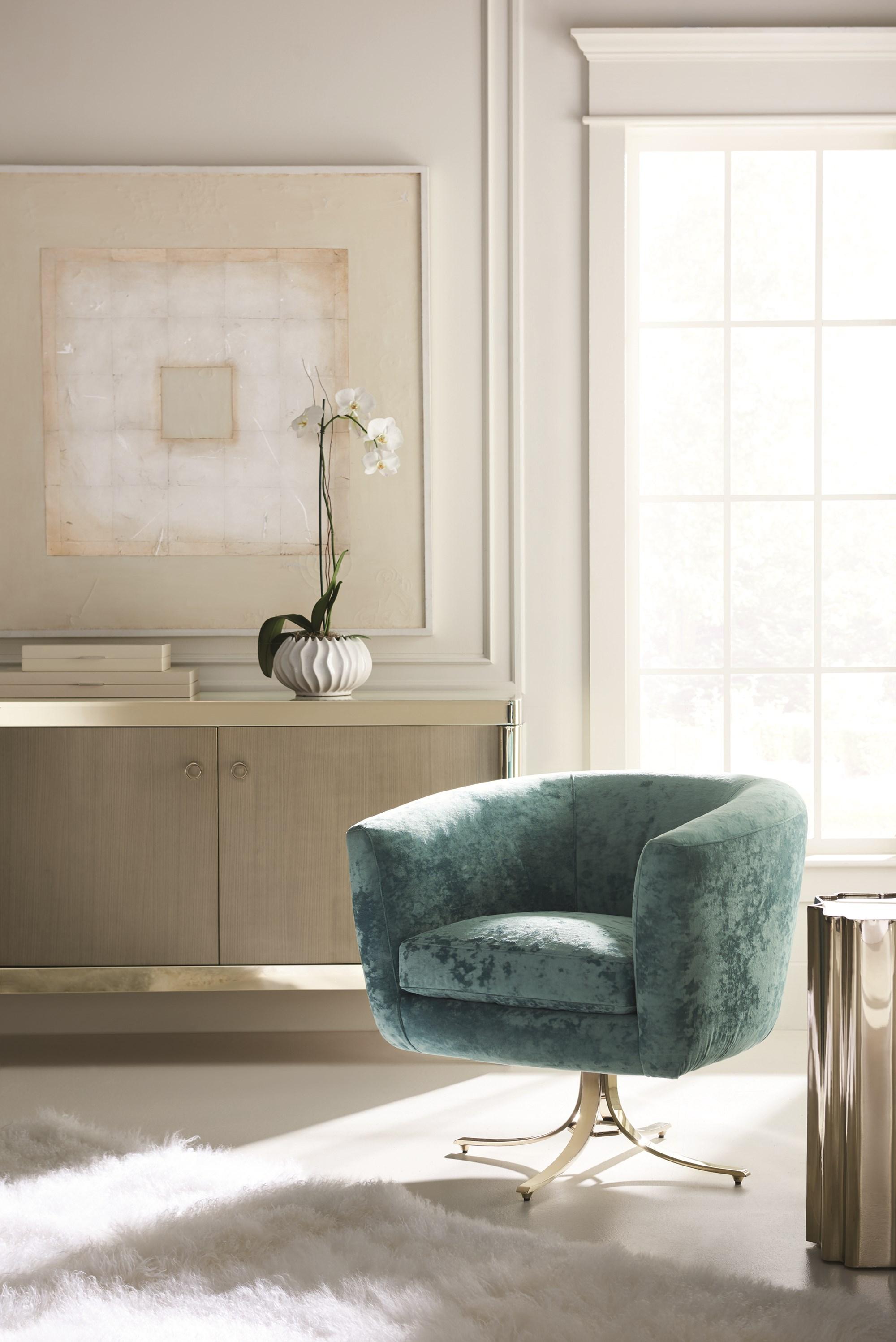 

    
Fresh Shade Of Turquoise Plush Swivel Chair Set 2Pcs TWIRL AROUND! by Caracole
