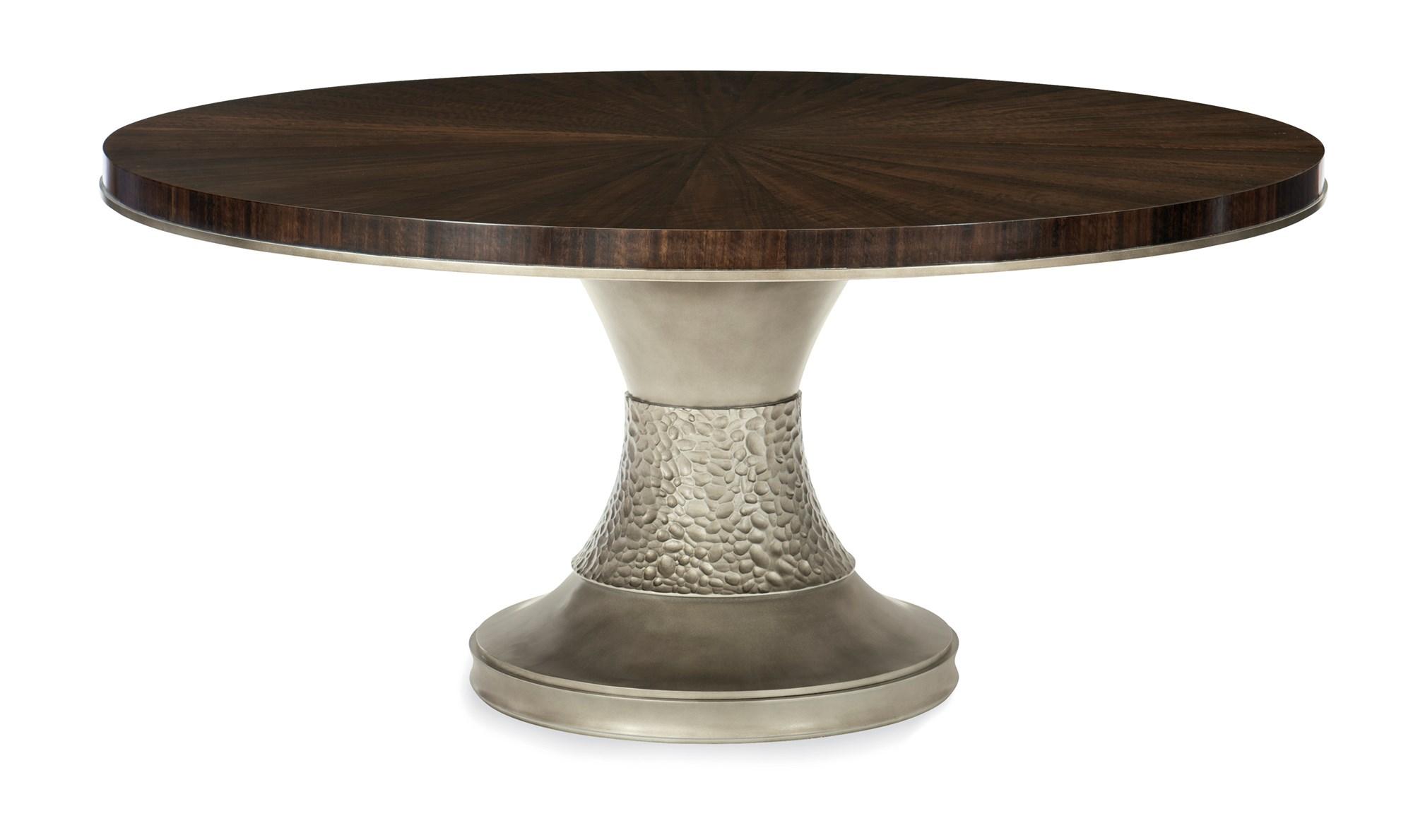 Modern Dining Table MODERNE DINING TABLE M022-417-202 in Brown, Bronze 