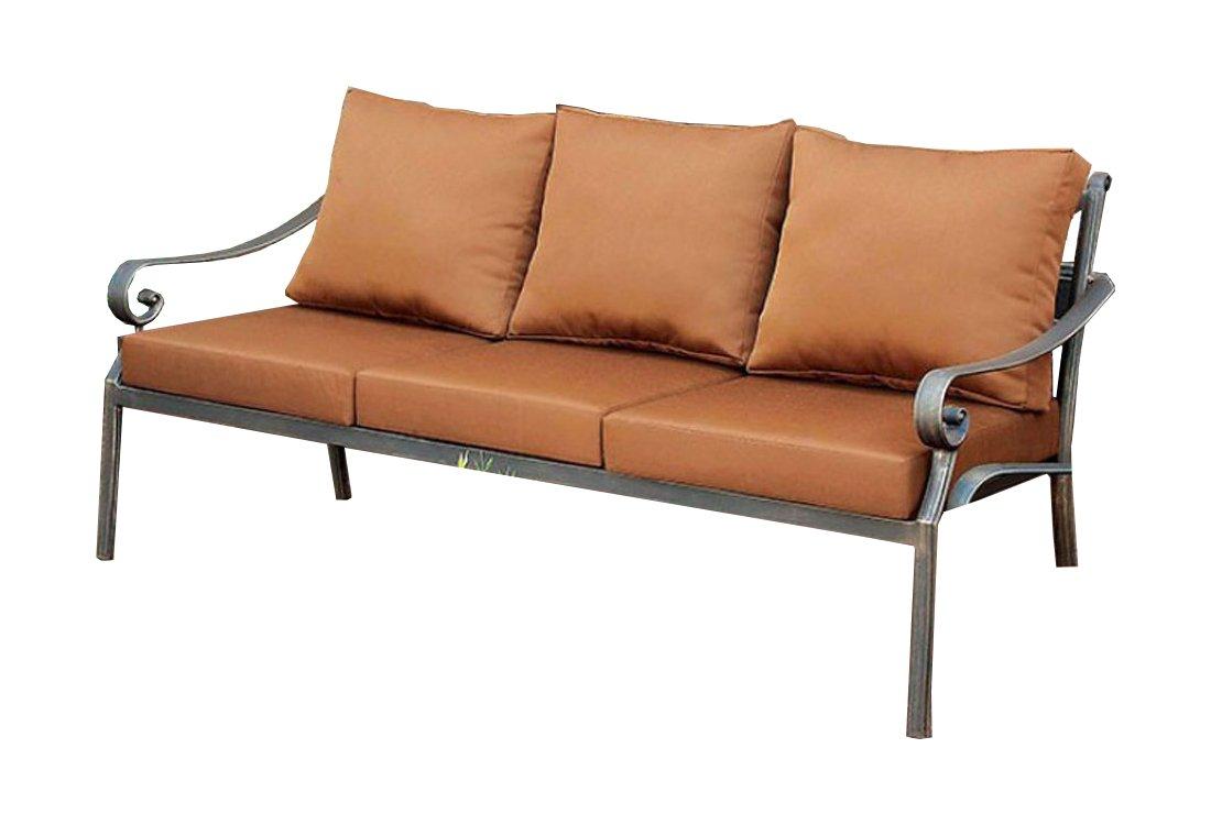 

    
Contemporary Distressed Black & Brown Patio Sofa Furniture of America CM-OS2501-S Bonquesha
