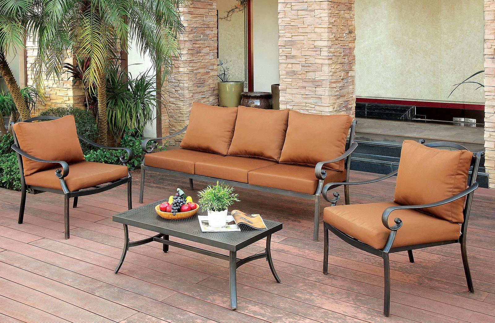 

                    
Furniture of America CM-OS2501-S Bonquesha Outdoor Sofa Brown/Antique Black Fabric Purchase 
