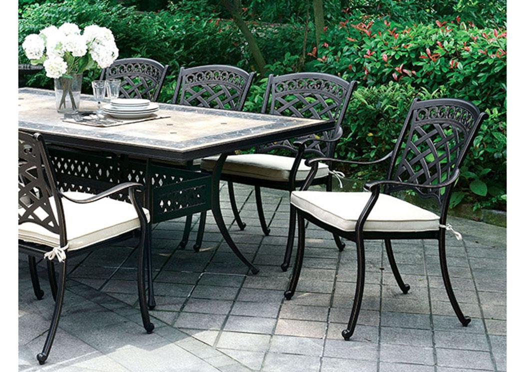 

                    
Furniture of America CHARISSA CM-OT2125-T Outdoor Dining Table Antique Black  Purchase 
