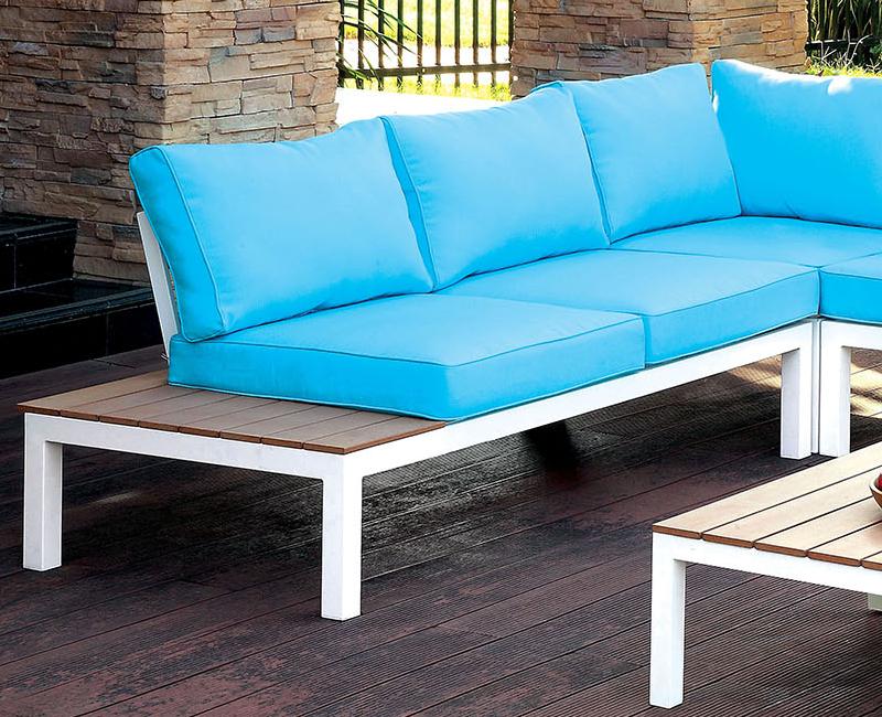 

    
Furniture of America WINONA CM-OS2580 Outdoor Sectional Set Blue CM-OS2580
