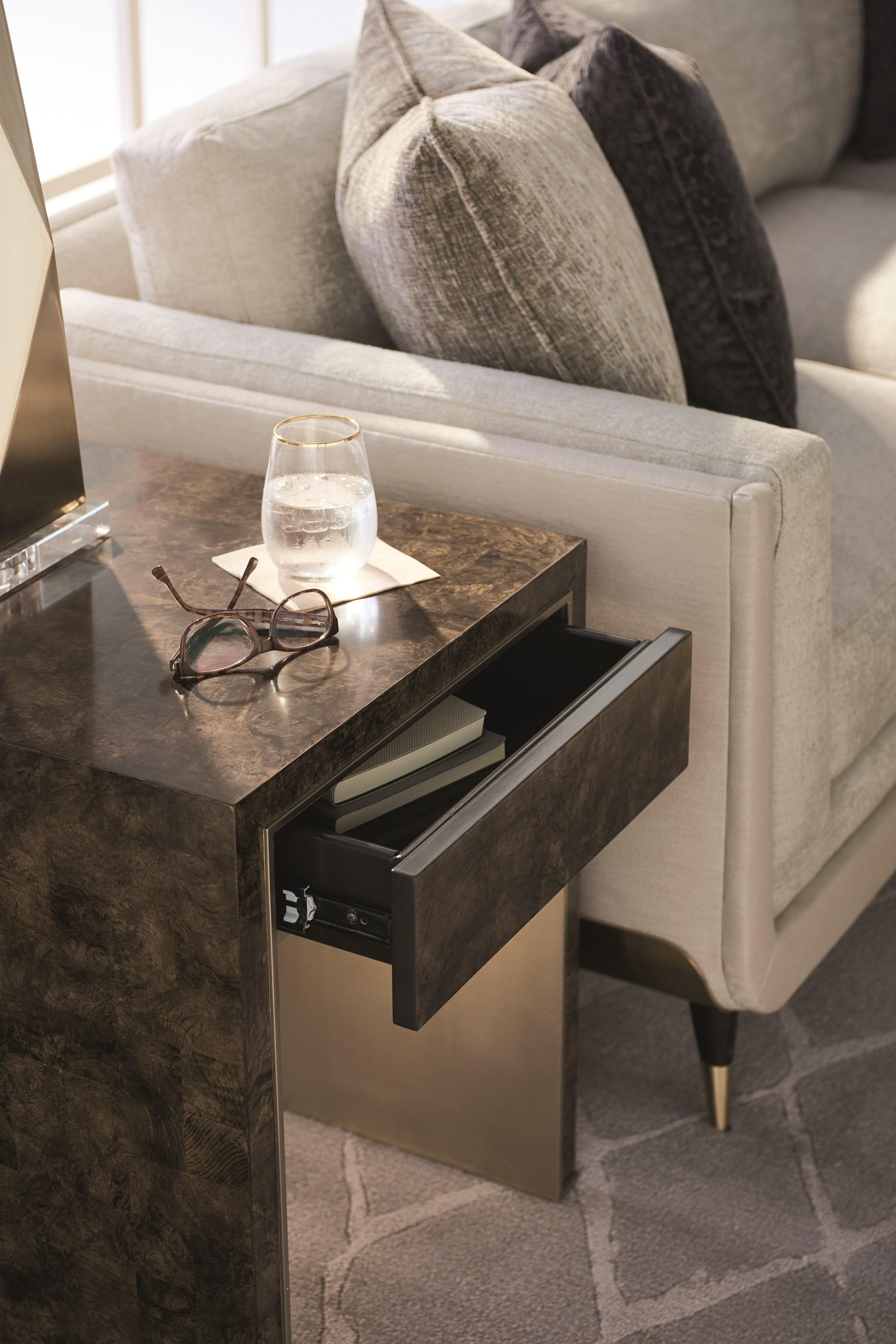 

        
Caracole BESIDE IT End Table Gold/Brown  662896017632
