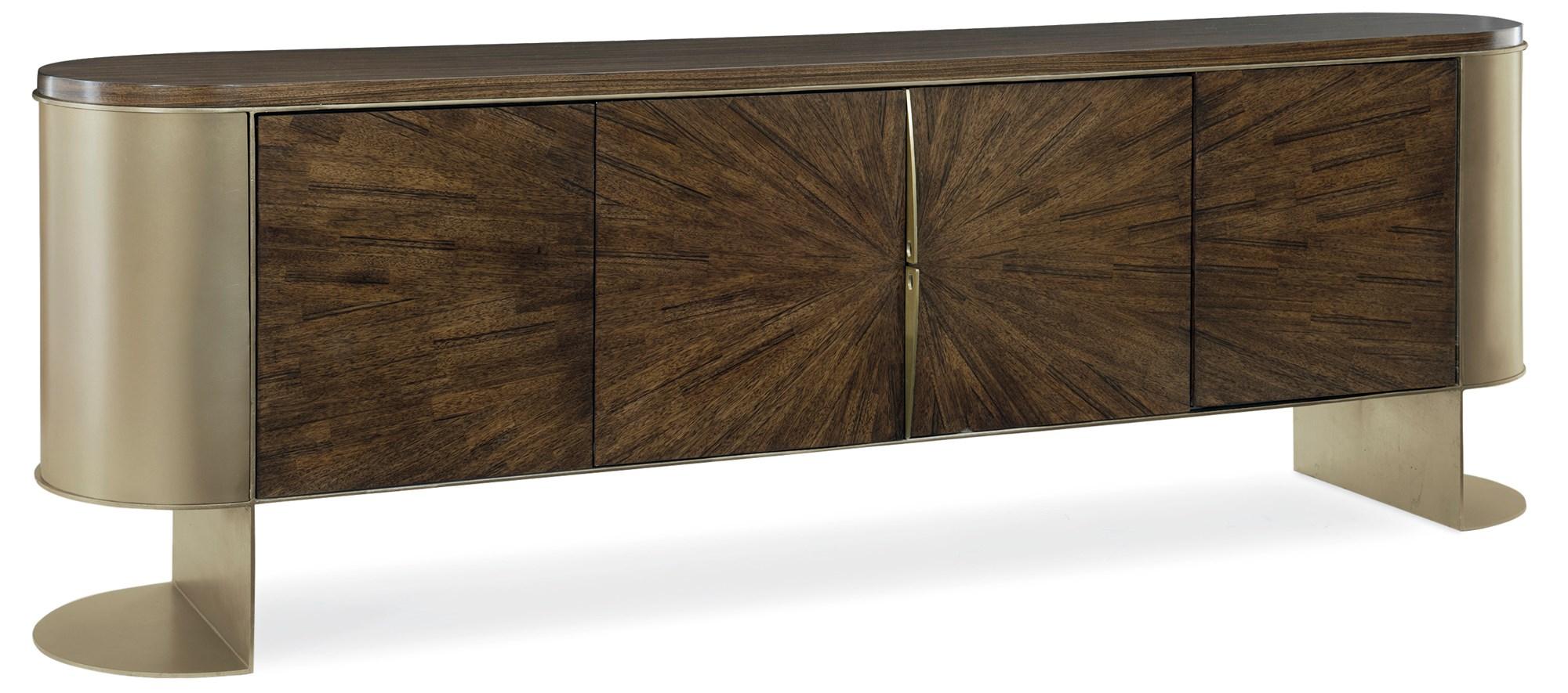 

    
Galway & Golden Blonde Leaf Console Table PRIME TIME by Caracole
