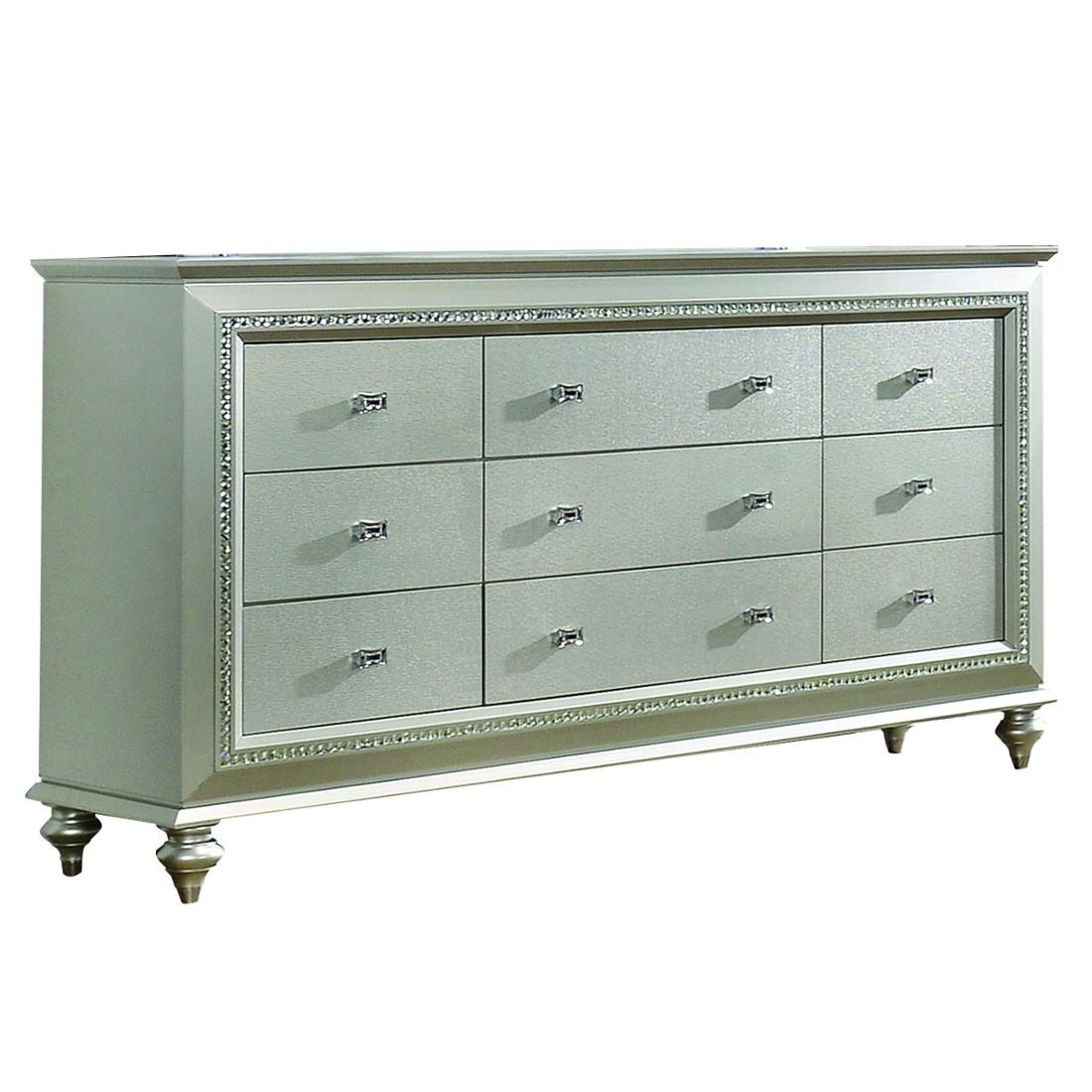 Contemporary, Modern Combo Dresser Kaitlyn Kaitlyn-27235 in Champagne 