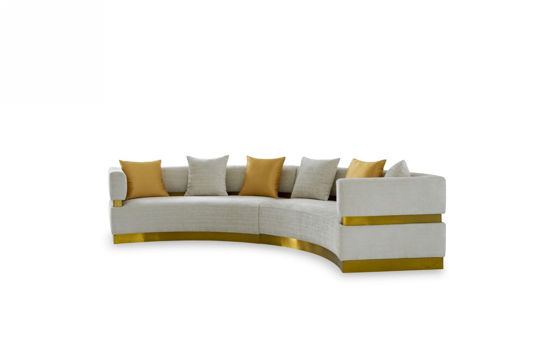 

    
Glam Beige & Gold Fabric Sectional Sofa Divani Casa Kiva VIG Contemporary Modern
