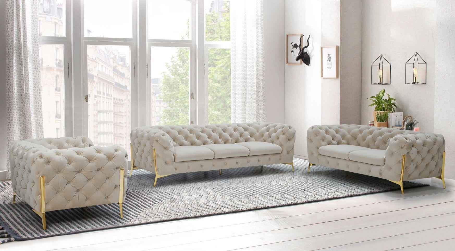 

    
VGKNK8520-BEI-S VIG Furniture Sofa
