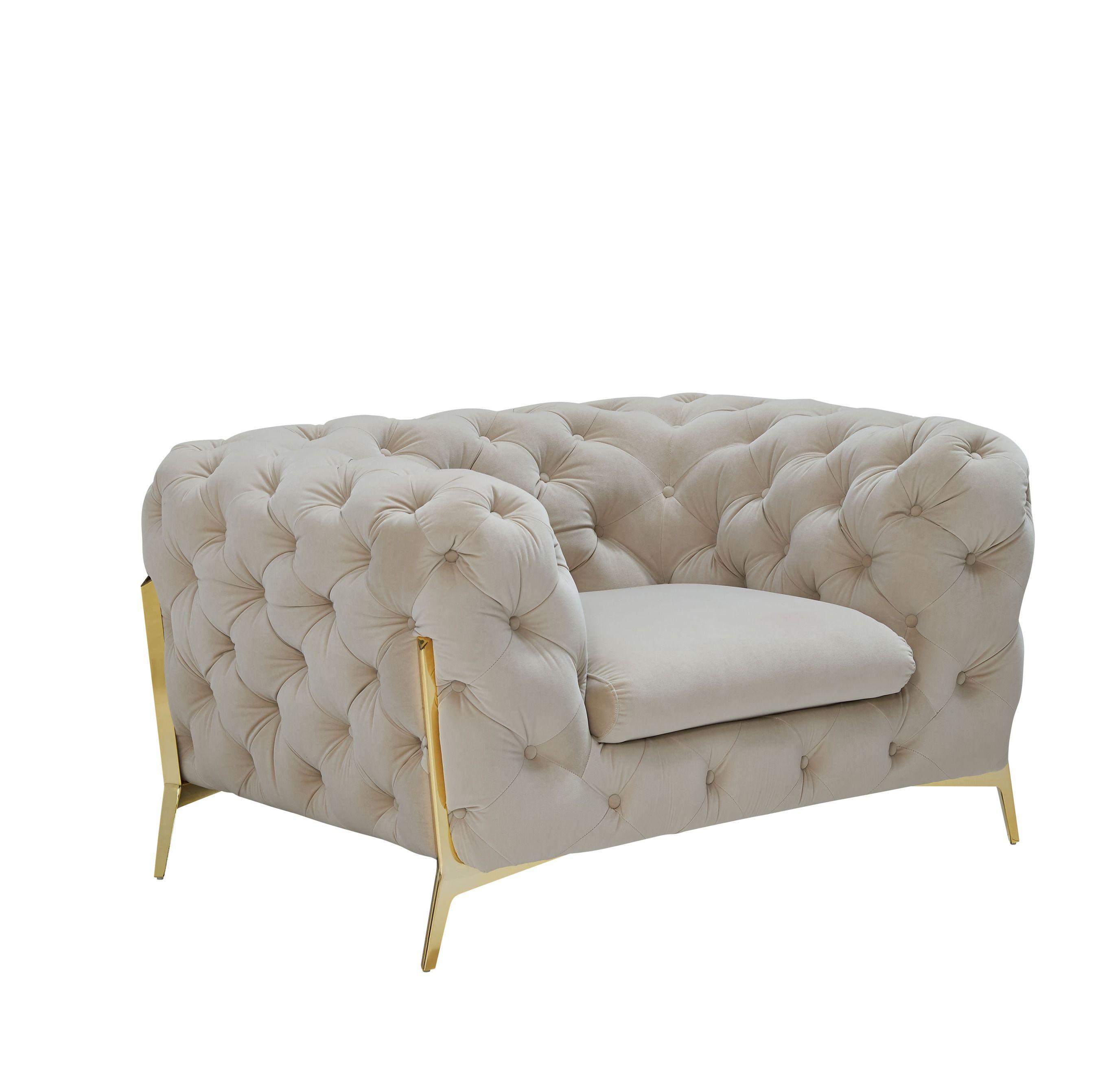 

    
Glam Beige Velvet Tufted Chair Set 2 Divani Casa Quincey VIG Contemporary Modern

