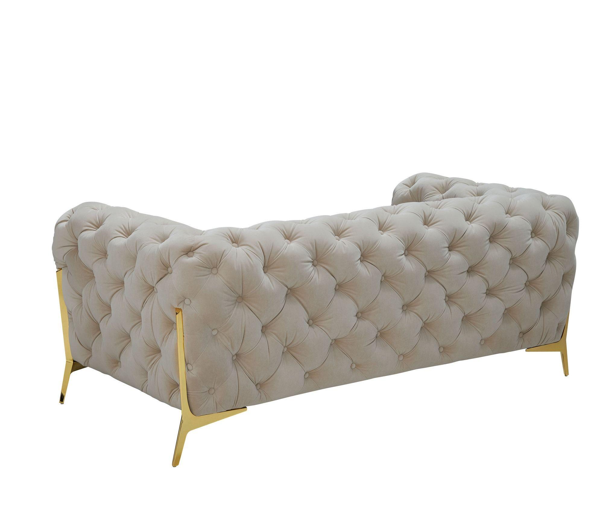 

    
 Photo  Glam Beige Velvet Tufted Sofa Set 3P Divani Casa Quincey VIG Contemporary Modern
