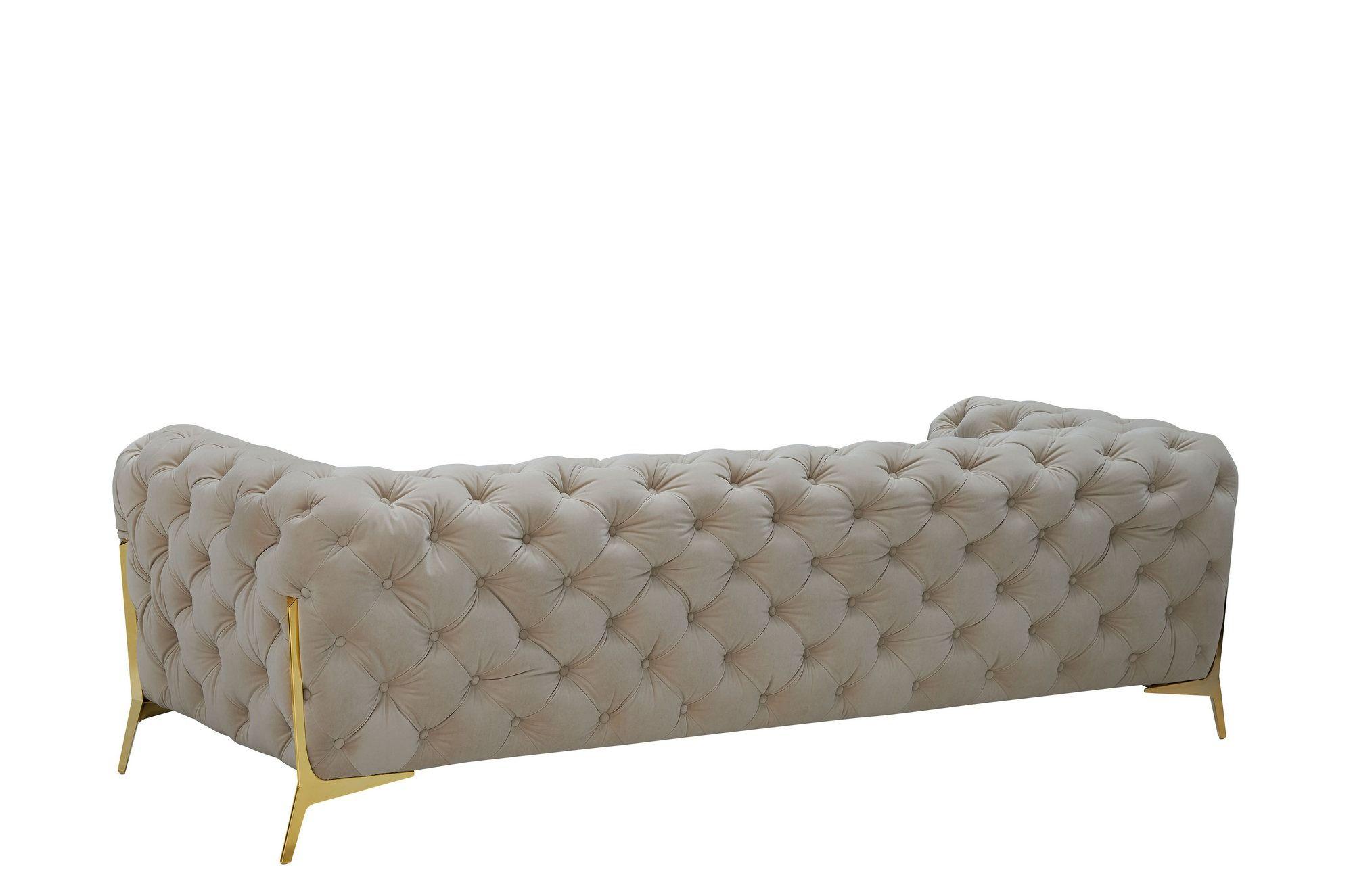 

    
VGKNK8520-BEI-SET Glam Beige Velvet Tufted Sofa Set 3P Divani Casa Quincey VIG Contemporary Modern
