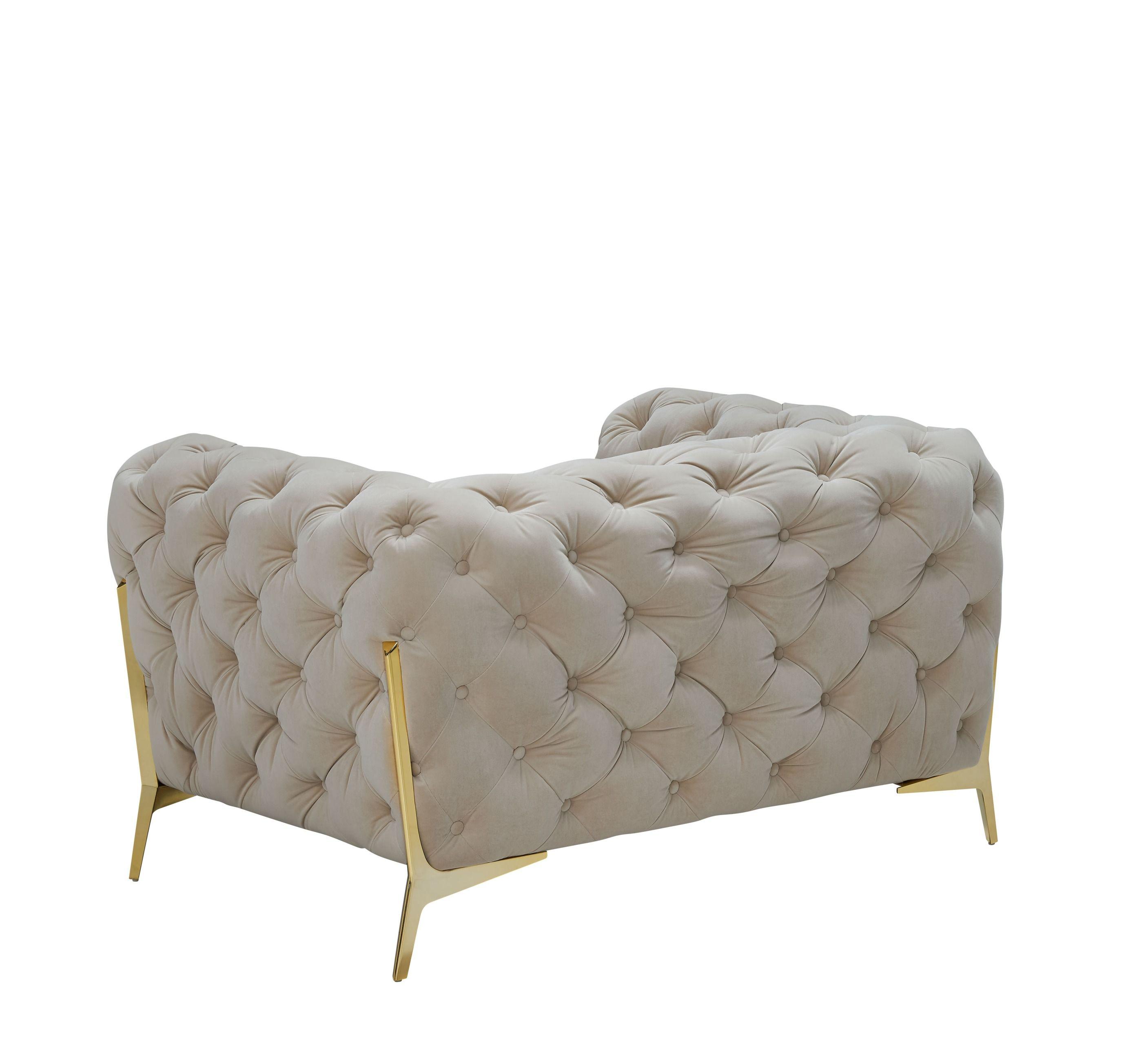 

    
Glam Beige Velvet Tufted Sofa Set 3P Divani Casa Quincey VIG Contemporary Modern
