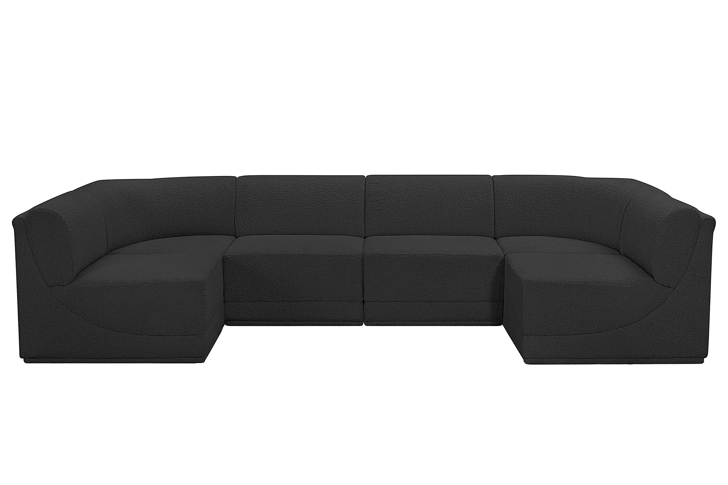 

        
Meridian Furniture Ollie 118Black-Sec6B Modular Sectional Black Boucle 094308305776
