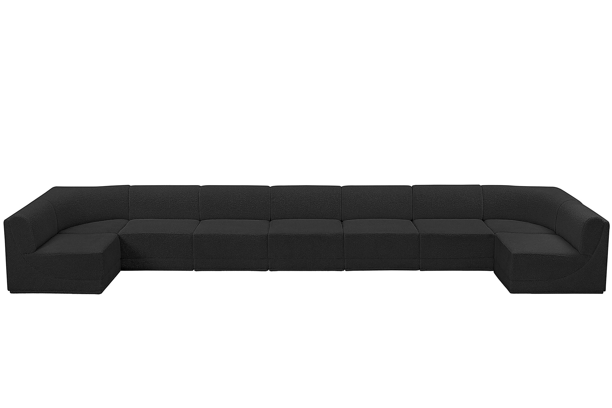 

        
Meridian Furniture Ollie 118Black-Sec9A Modular Sectional Black Boucle 094308306124
