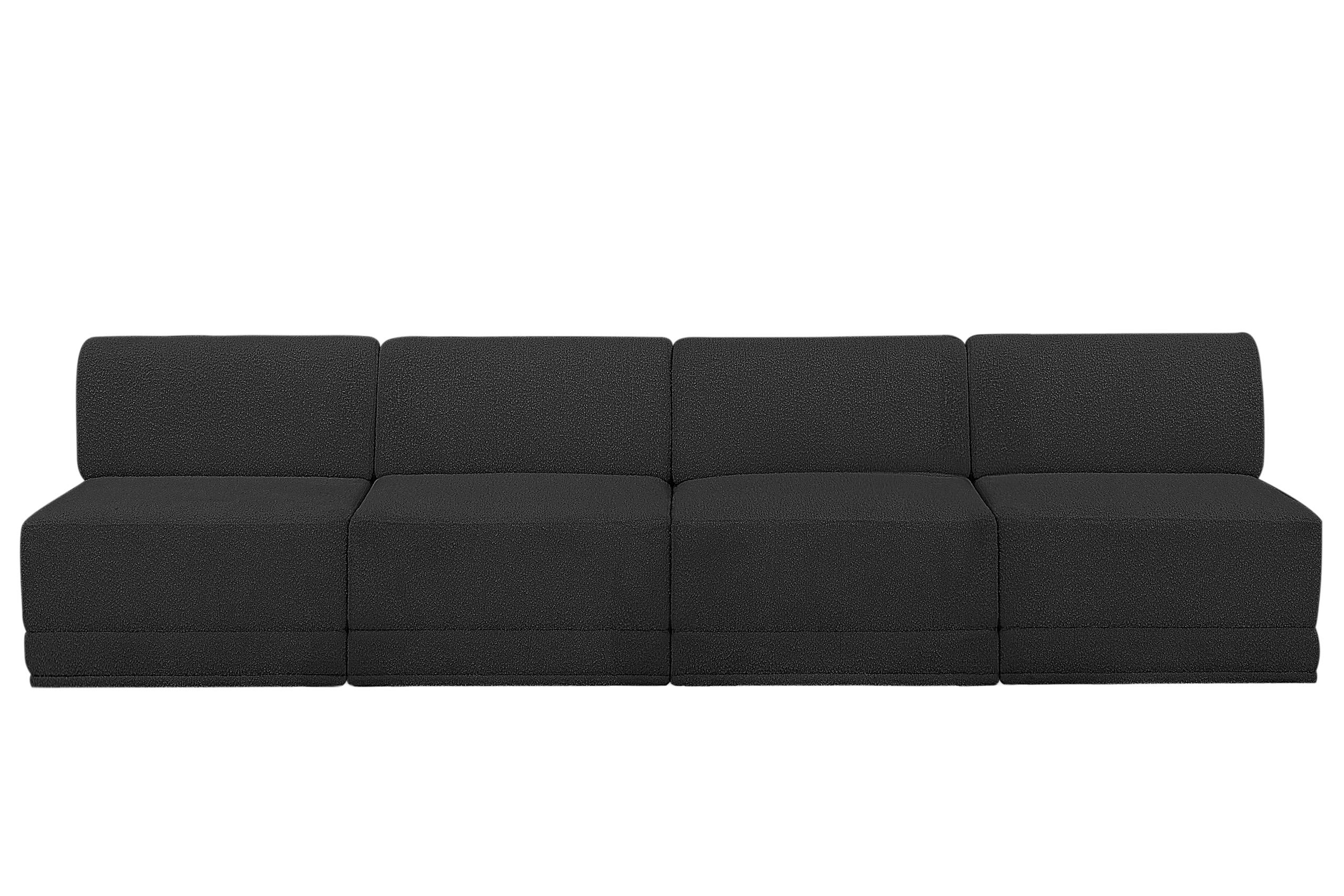 

        
Meridian Furniture Ollie 118Black-S120 Modular Sofa Black Boucle 094308305424
