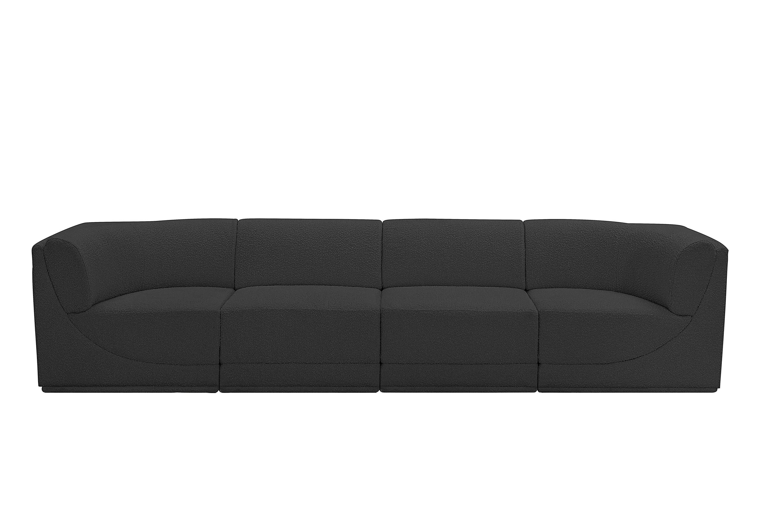 

        
Meridian Furniture Ollie 118Black-S128 Modular Sofa Black Boucle 094308305479
