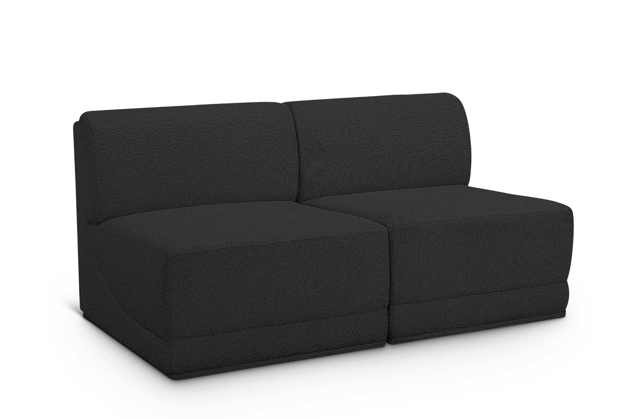 Contemporary, Modern Modular Sofa Ollie 118Black-S60 118Black-S60 in Black 
