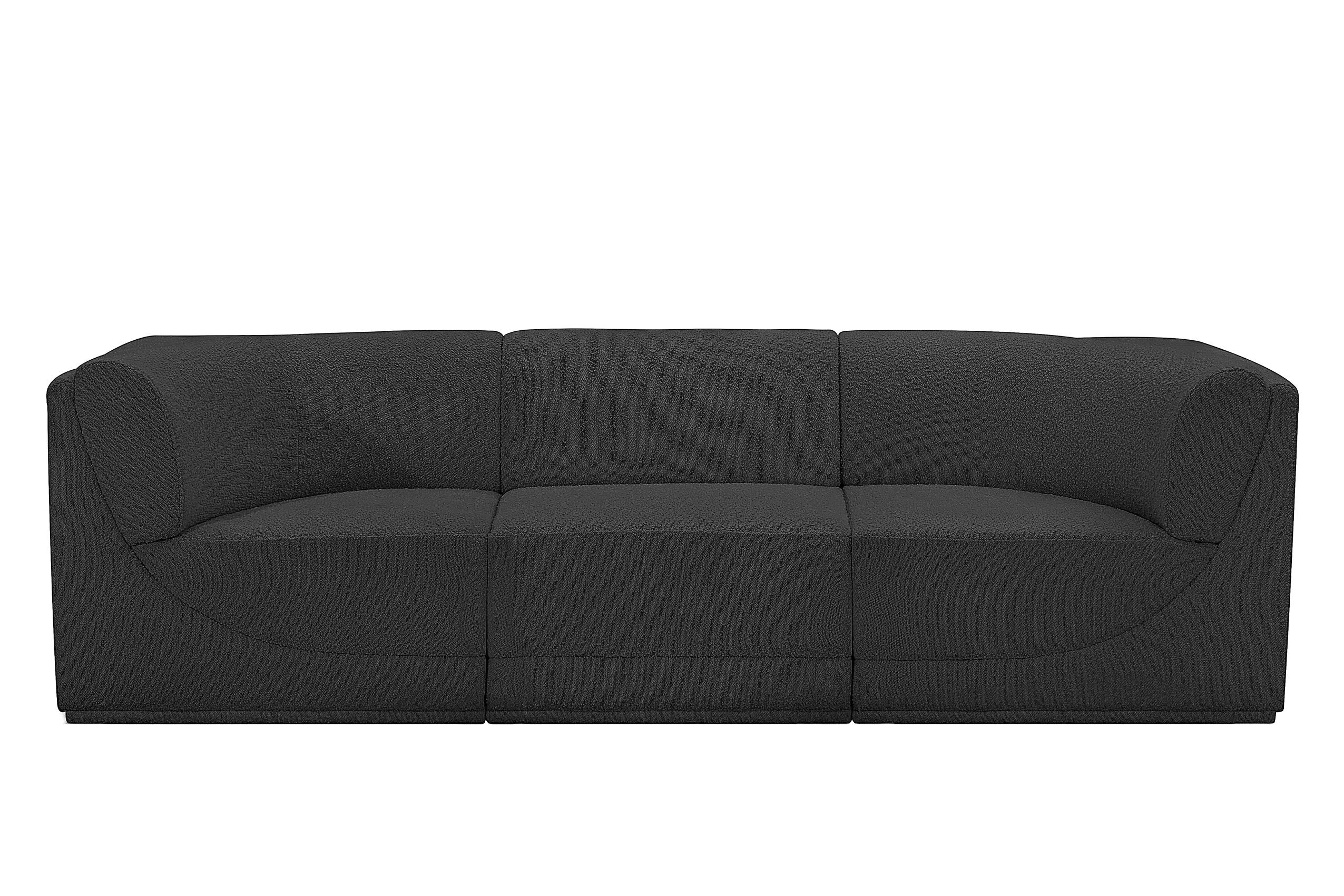 

        
Meridian Furniture Ollie 118Black-S98 Modular Sofa Black Boucle 094308305370

