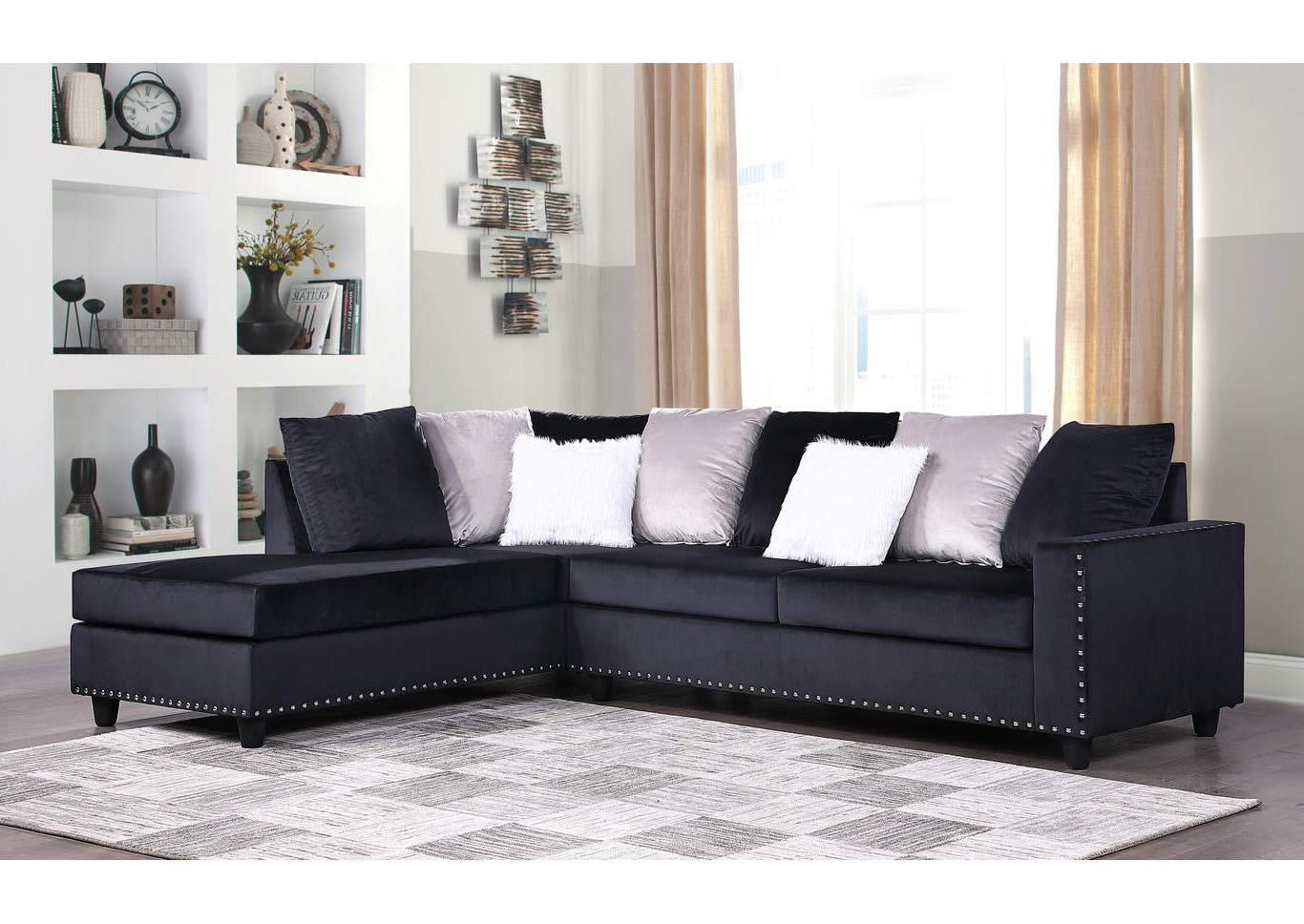 

    
Galaxy Home Furniture MARTHA Sectional Sofa Black GHF-808857834874
