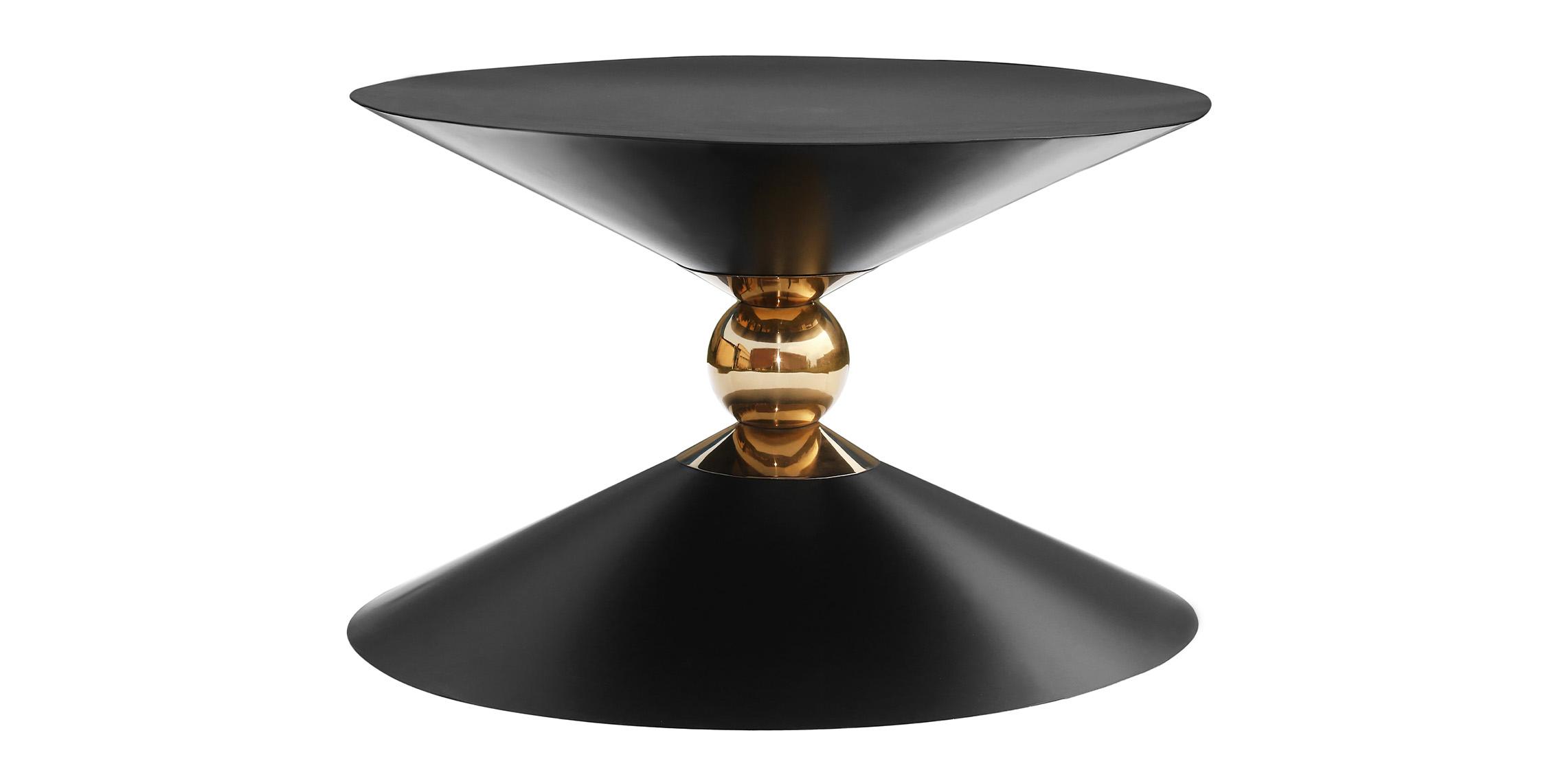 

    
Glam Black & Gold Coffee Table MALIA 289-CT Meridian Contemporary Modern
