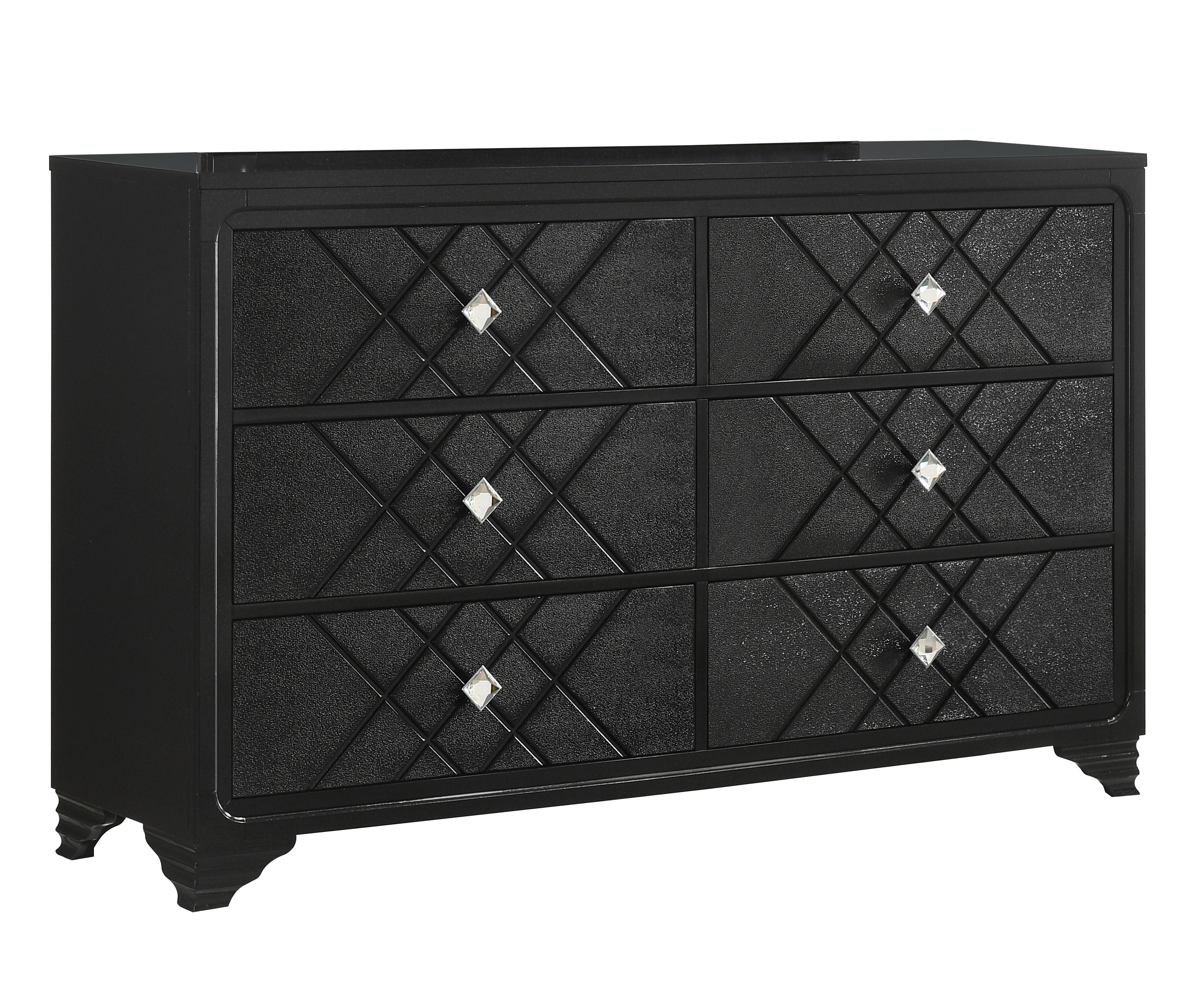 

    
Glam Black Hardwood Dresser Coaster 223573 Penelope
