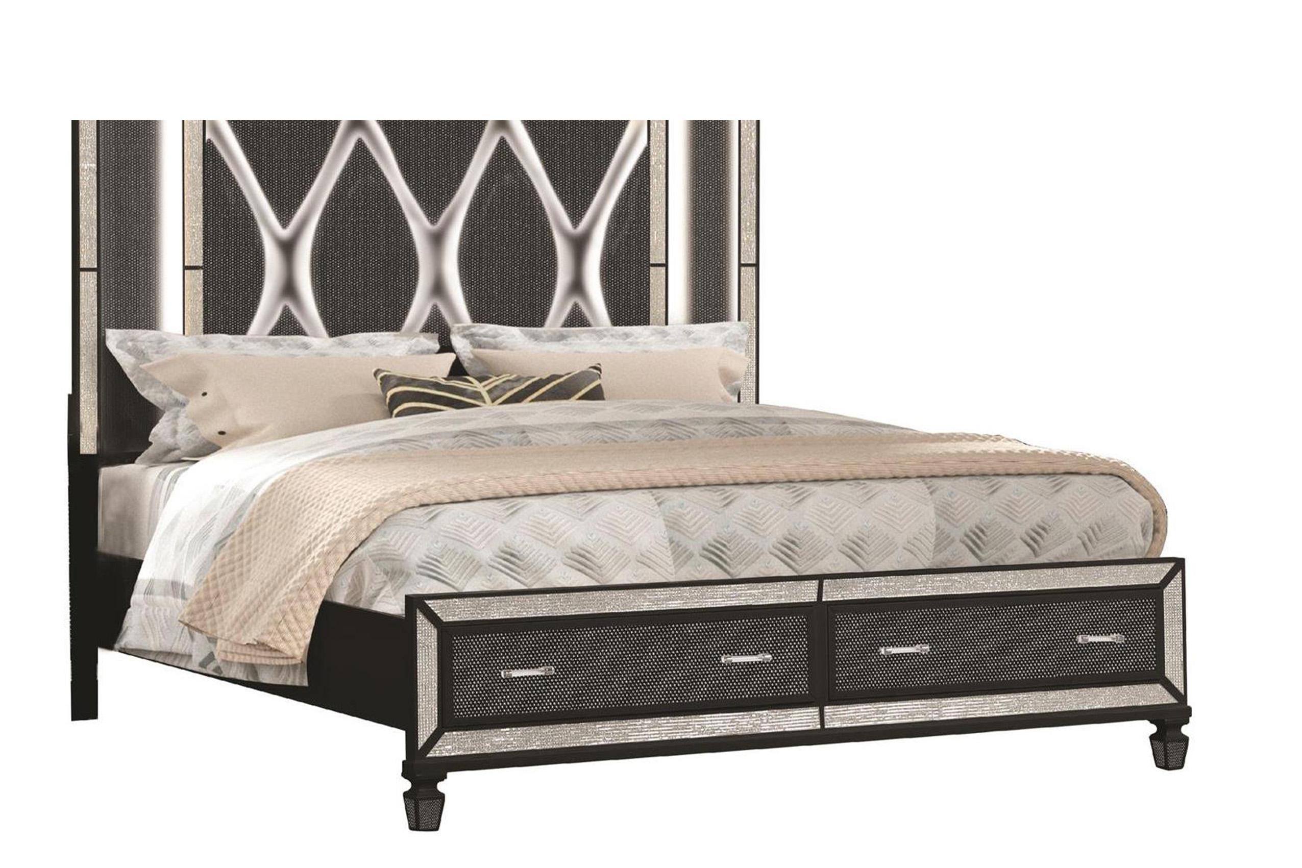 

    
Galaxy Home Furniture CRYSTAL-BLK-EK-BED Storage Bed Black CRYSTAL-BLK-EK-BED
