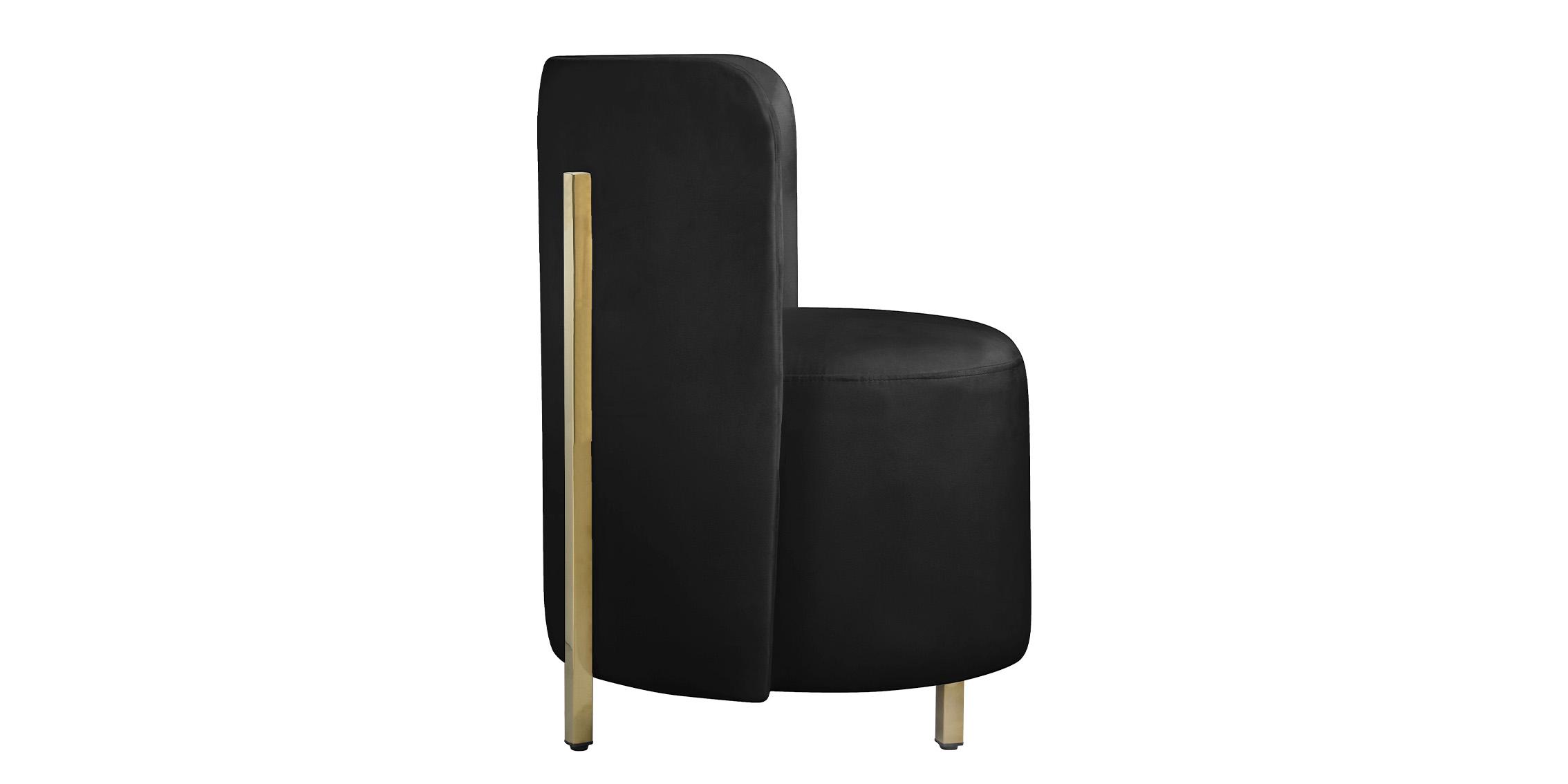 

        
Meridian Furniture ROTUNDA 518Black-C Accent Chair Black Velvet 094308250113

