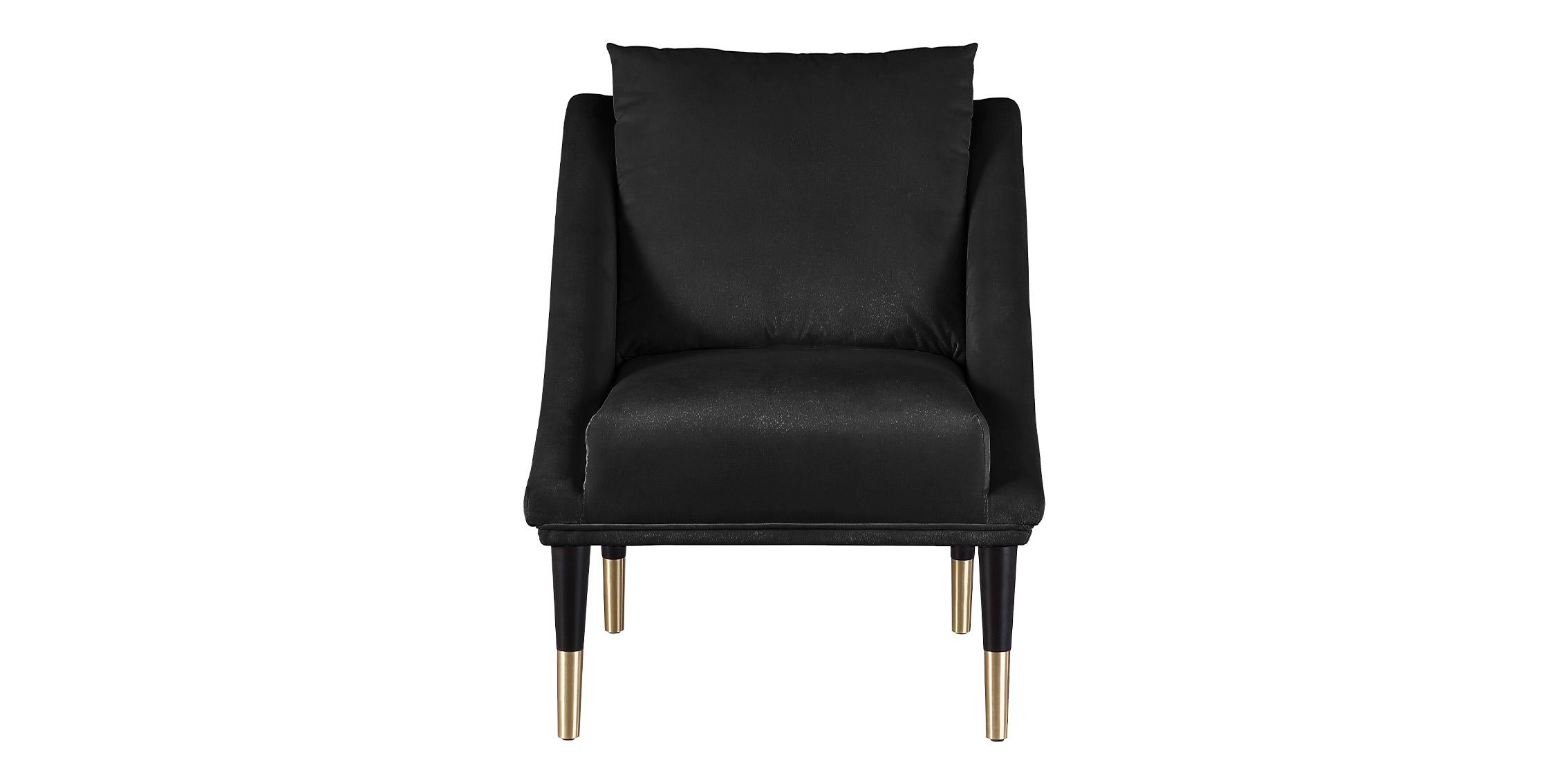 

    
517Black-C-Set-2 Glam Black Velvet Accent Chair Set 2Pcs ELEGANTE 517Black-C Meridian Modern
