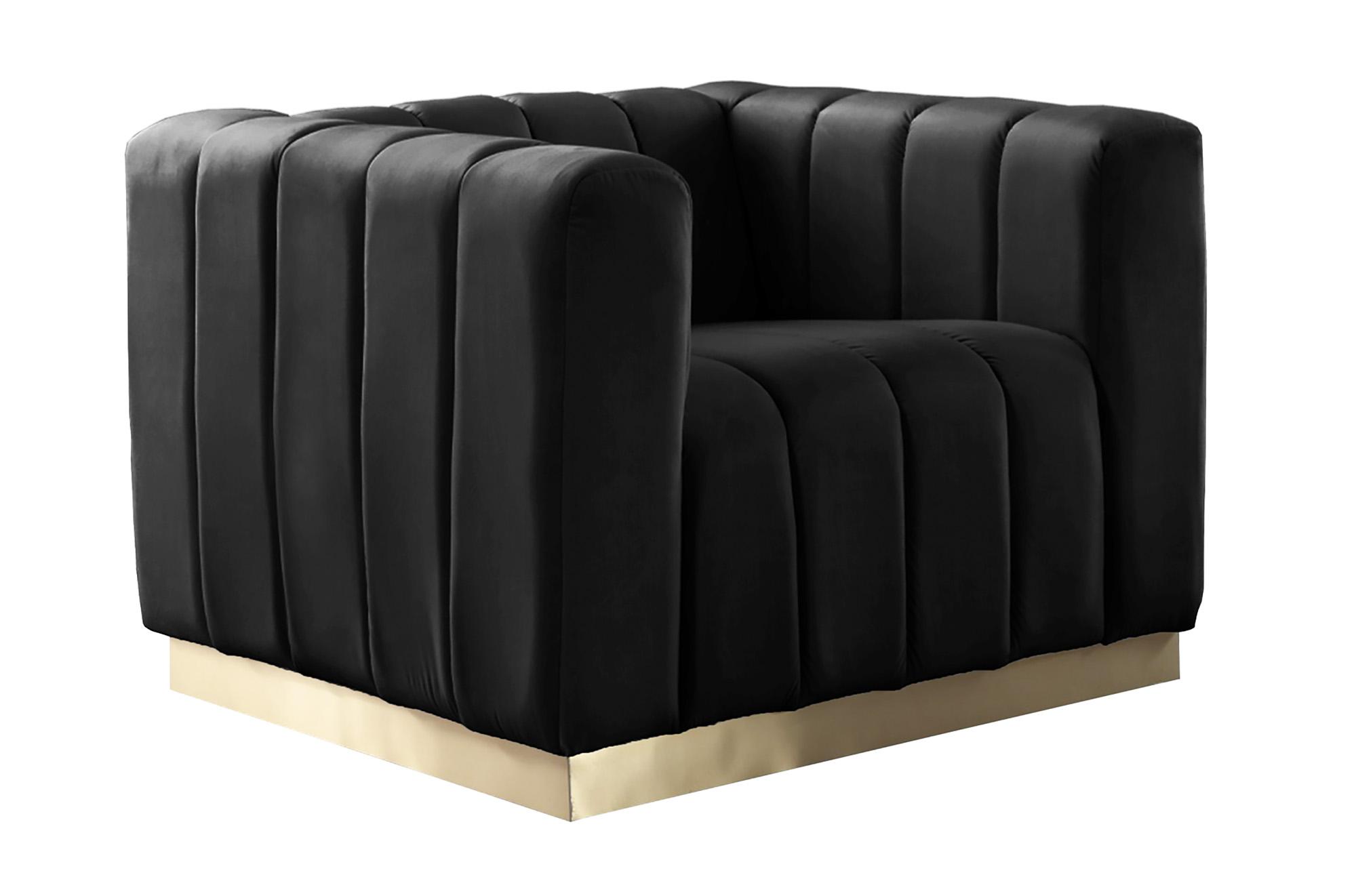 

    
603Black-C-Set-2 Meridian Furniture Arm Chair Set
