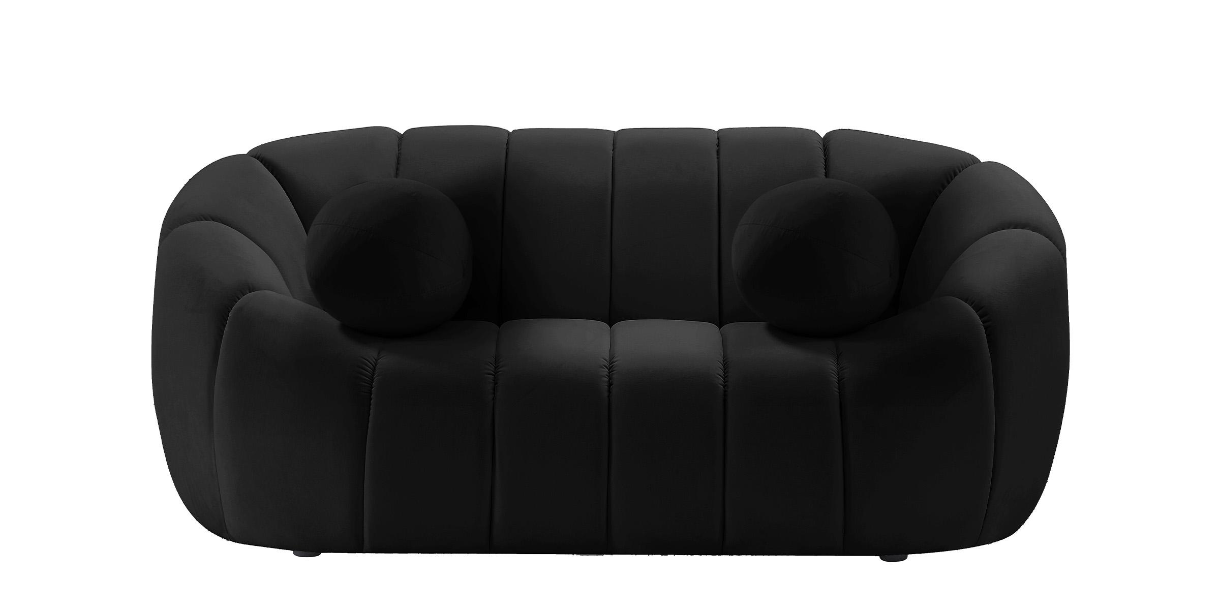

    
Meridian Furniture ELIJAH 613Black Loveseat Black 613Black-L
