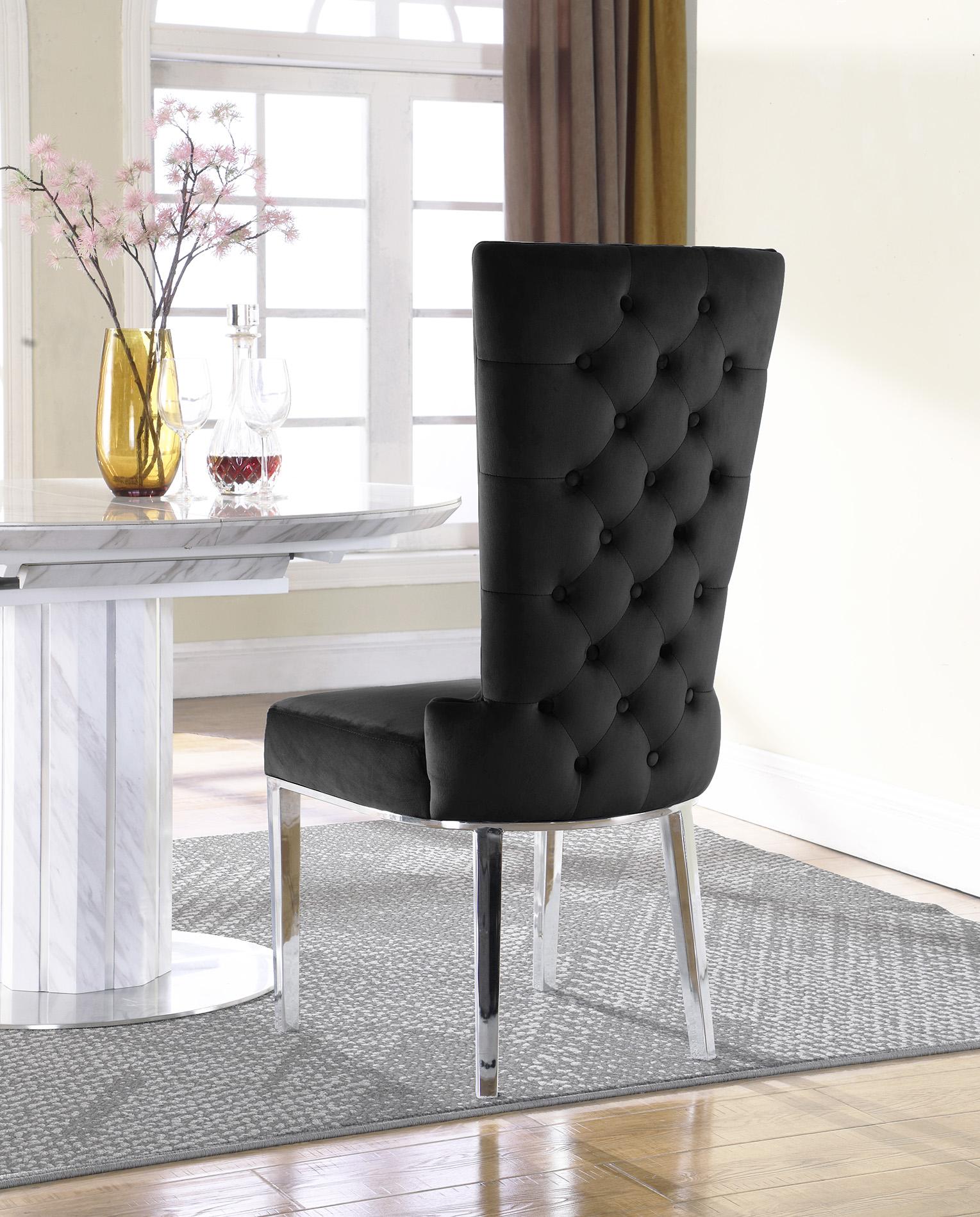 

    
Meridian Furniture SERAFINA 729Black-C Chair Set Chrome/Black 729Black-C-Set-2
