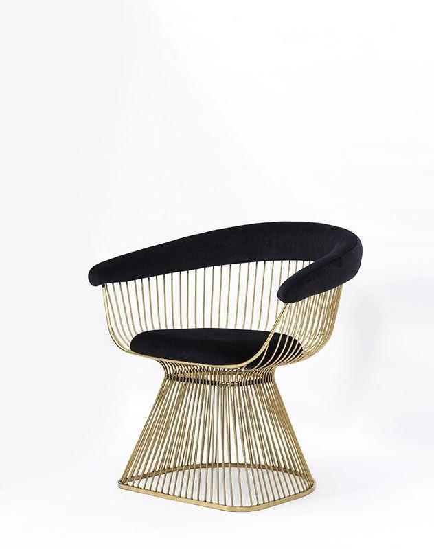 

    
VIG Furniture Chandler Dining Chair Set Gold/Black VGZAY007-BLKGLD-2pcs
