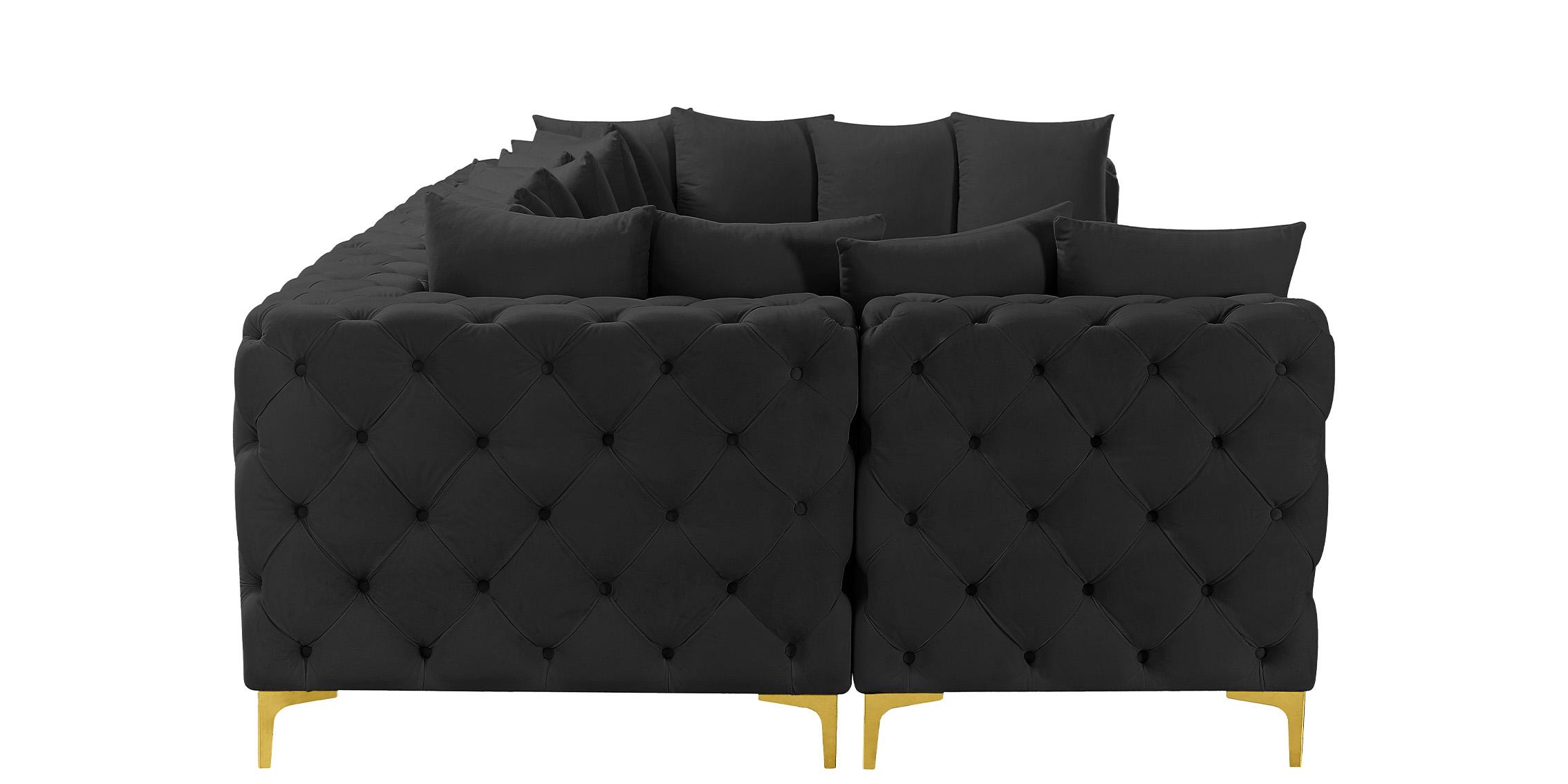 

        
Meridian Furniture TREMBLAY 686Black-Sec6B Modular Sectional Sofa Black Velvet 94308269771
