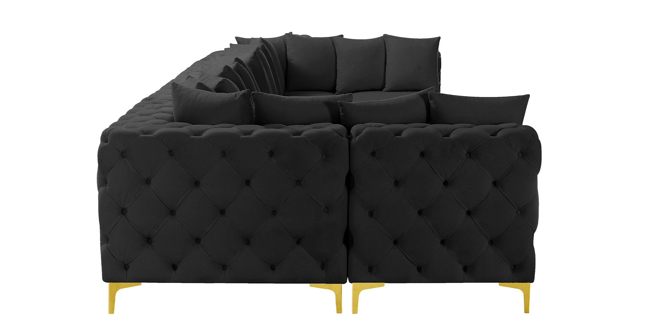 

        
Meridian Furniture TREMBLAY 686Black-Sec7A Modular Sectional Sofa Black Velvet 94308269818
