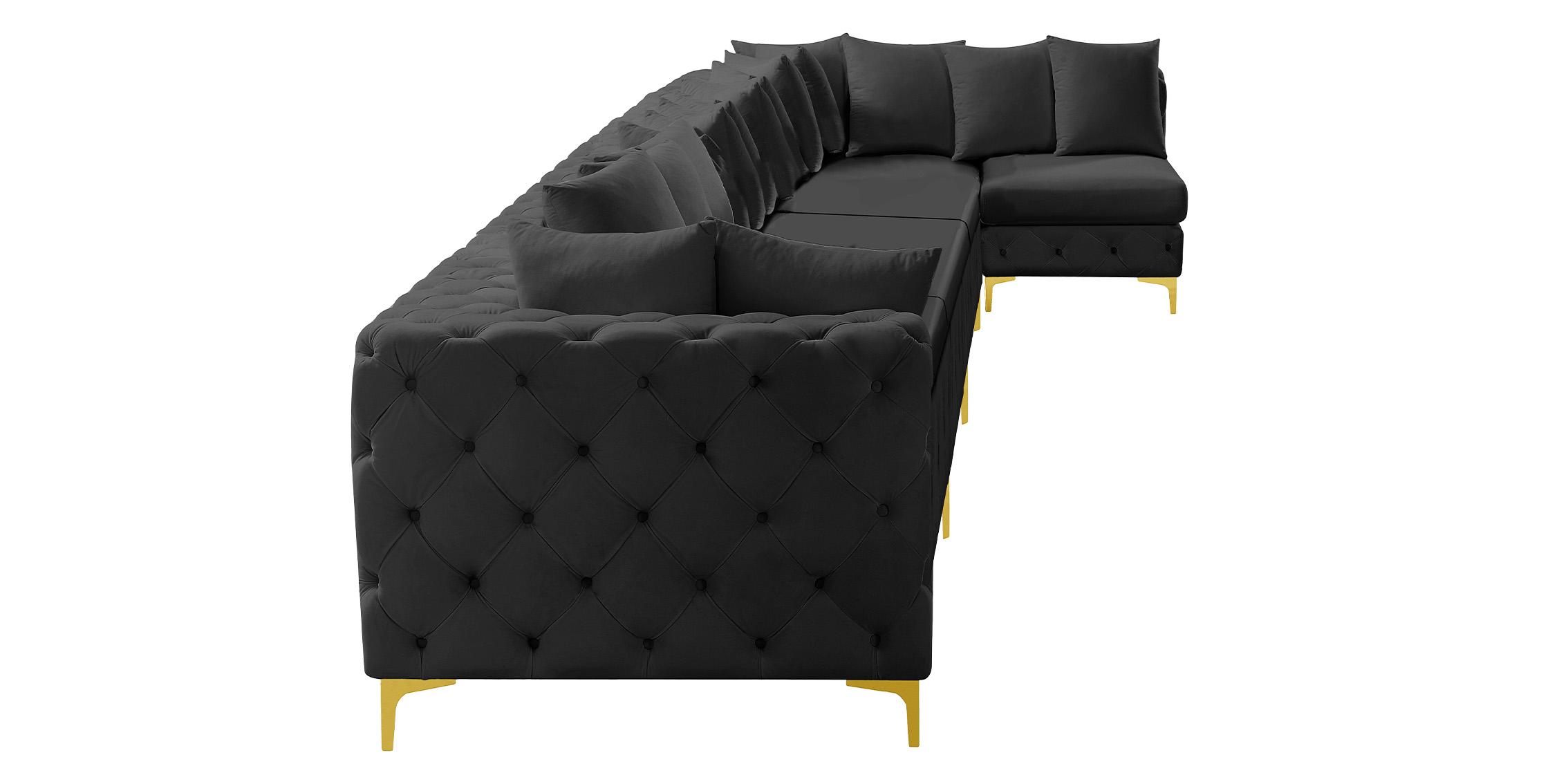 

        
Meridian Furniture TREMBLAY 686Black-Sec7B Modular Sectional Sofa Black Velvet 94308270012
