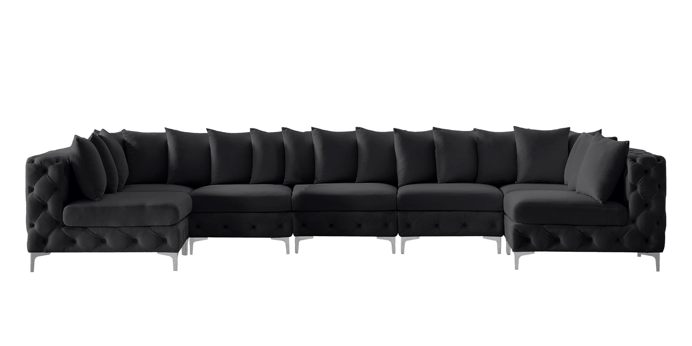 

        
Meridian Furniture TREMBLAY 686Black-Sec7C Modular Sectional Sofa Black Fabric 94308270098
