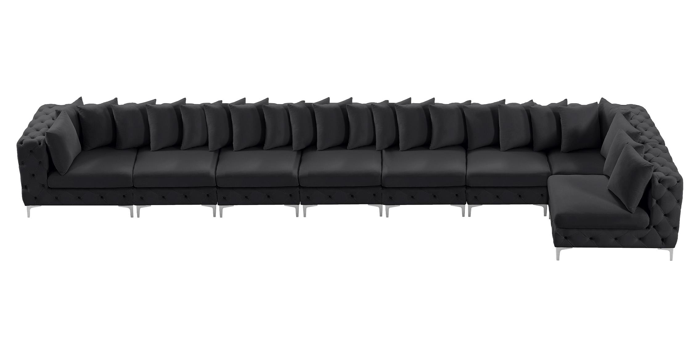 

        
Meridian Furniture TREMBLAY 686Black-Sec8B Modular Sectional Sofa Black Velvet 94308270050
