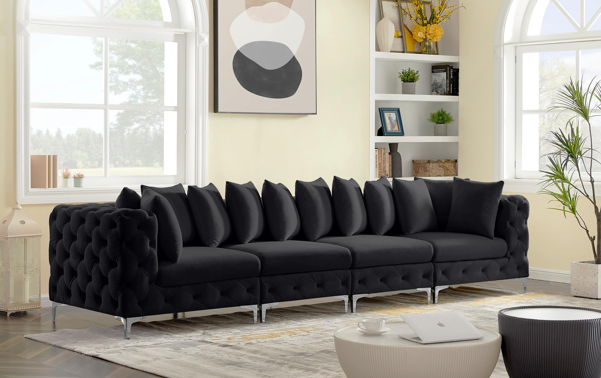 

    
686Black-S138 Meridian Furniture Modular Sofa
