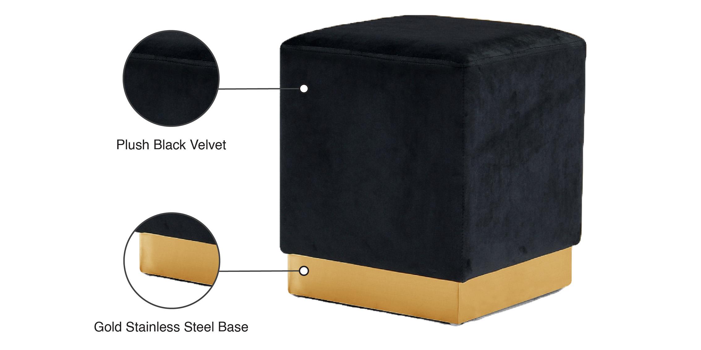 

        
Meridian Furniture JAX 134Black Ottoman Set Black Velvet 647899952098
