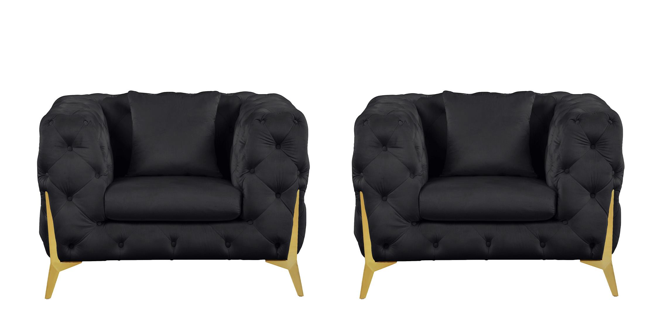 

    
Meridian Furniture KINGDOM 695Black-C Arm Chair Set Black 695Black-C-Set-2
