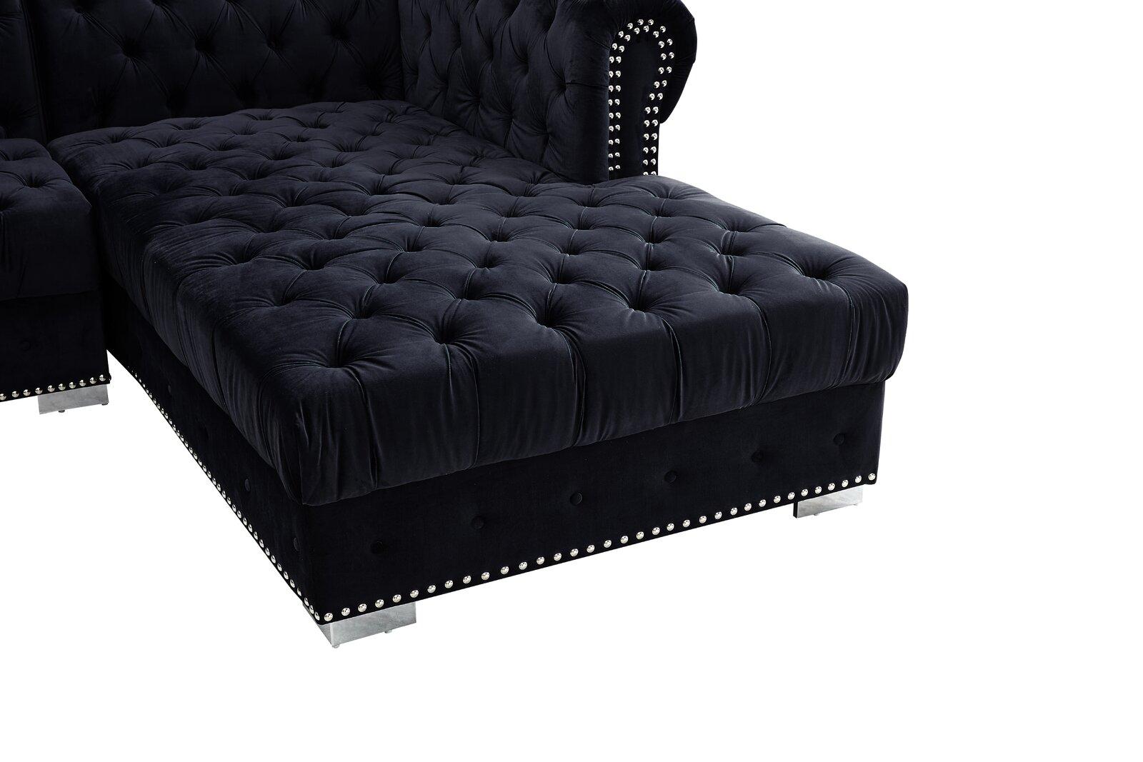 

    
Galaxy Home Furniture MONALISA Sectional Sofa Black GHF-808857626141
