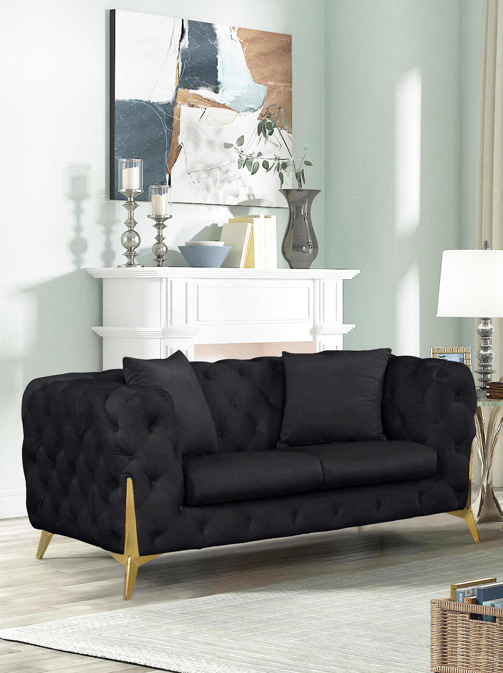 

    
Meridian Furniture KINGDOM 695Black-S-Set-2 Sofa Set Black 695Black-S-Set-2
