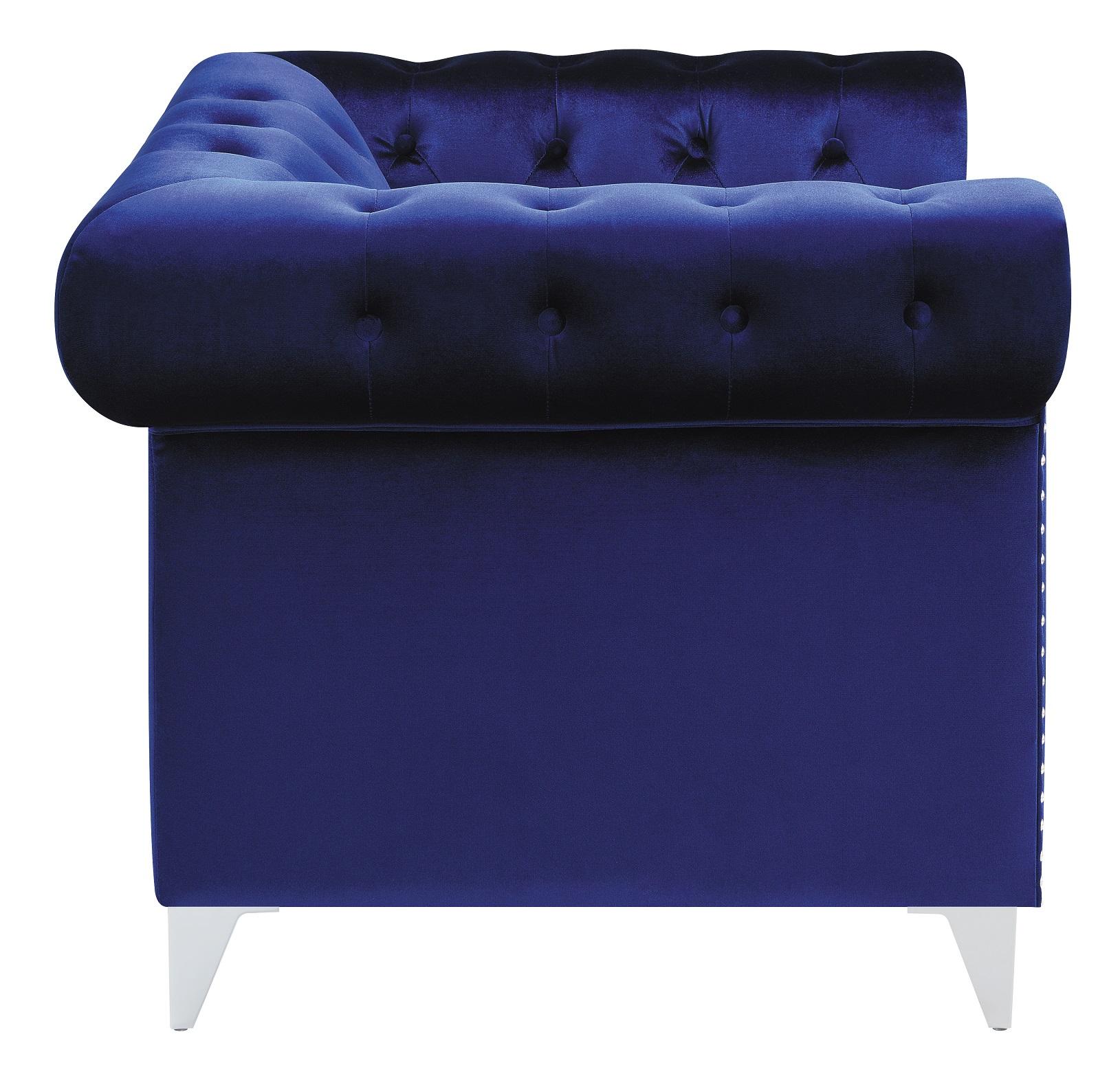 

    
Coaster 509483 Bleker Arm Chair Blue 509483
