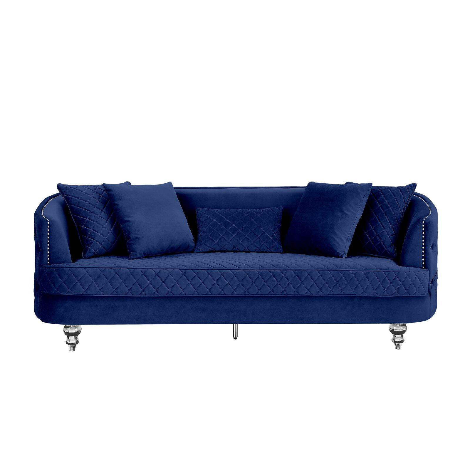 

                    
Buy Glam Blue Velvet Crystal Tufted Sofa Set 3 SASHA Galaxy Home Contemporary Modern
