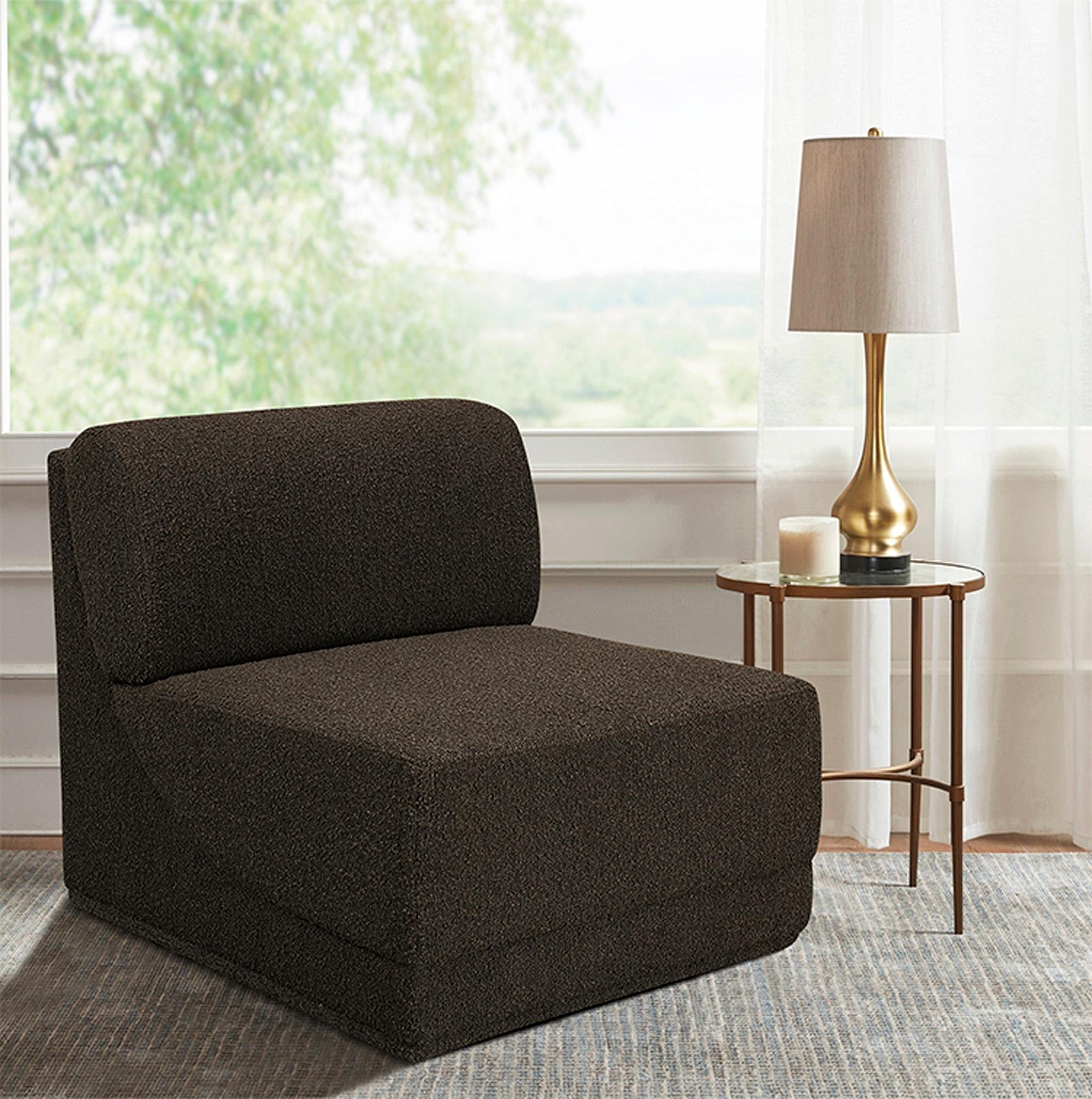 

    
Glam Brown Boucle Modular Armless Chair Ollie 118Brown-Armless Meridian Modern
