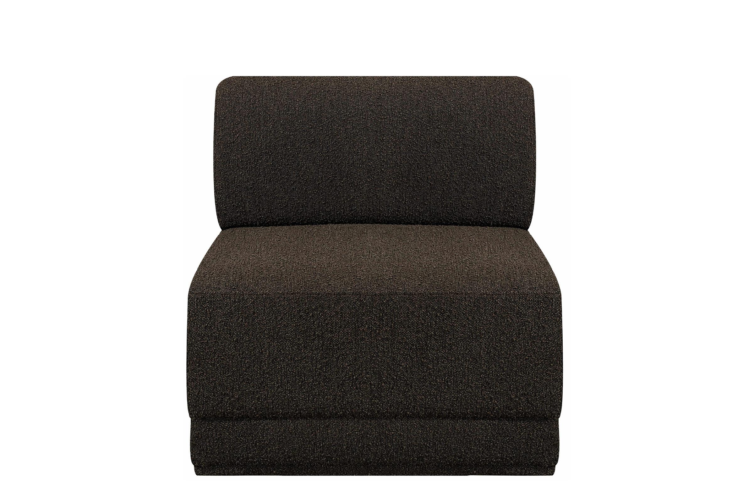 

    
Meridian Furniture Ollie 118Brown-Armless Armless Chair Brown 118Brown-Armless
